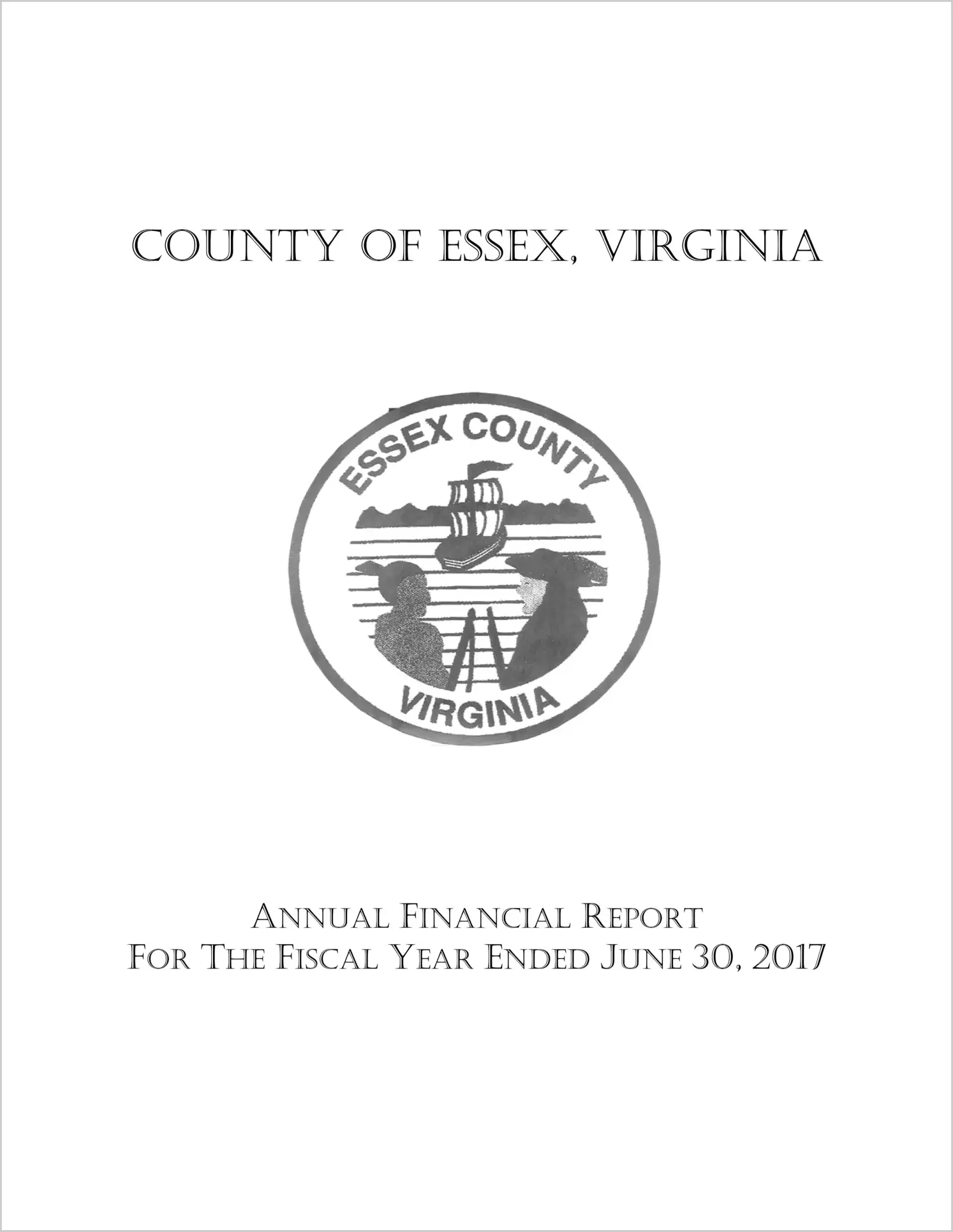 2017 Annual Financial Report for County of Essex