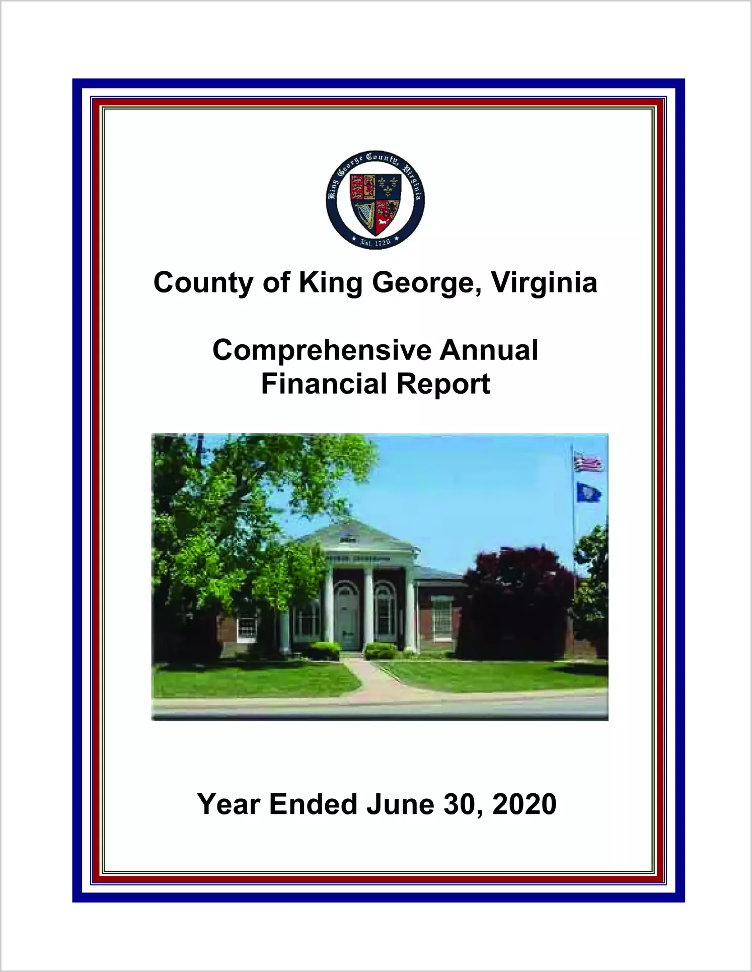 2020 Annual Financial Report for County of King George