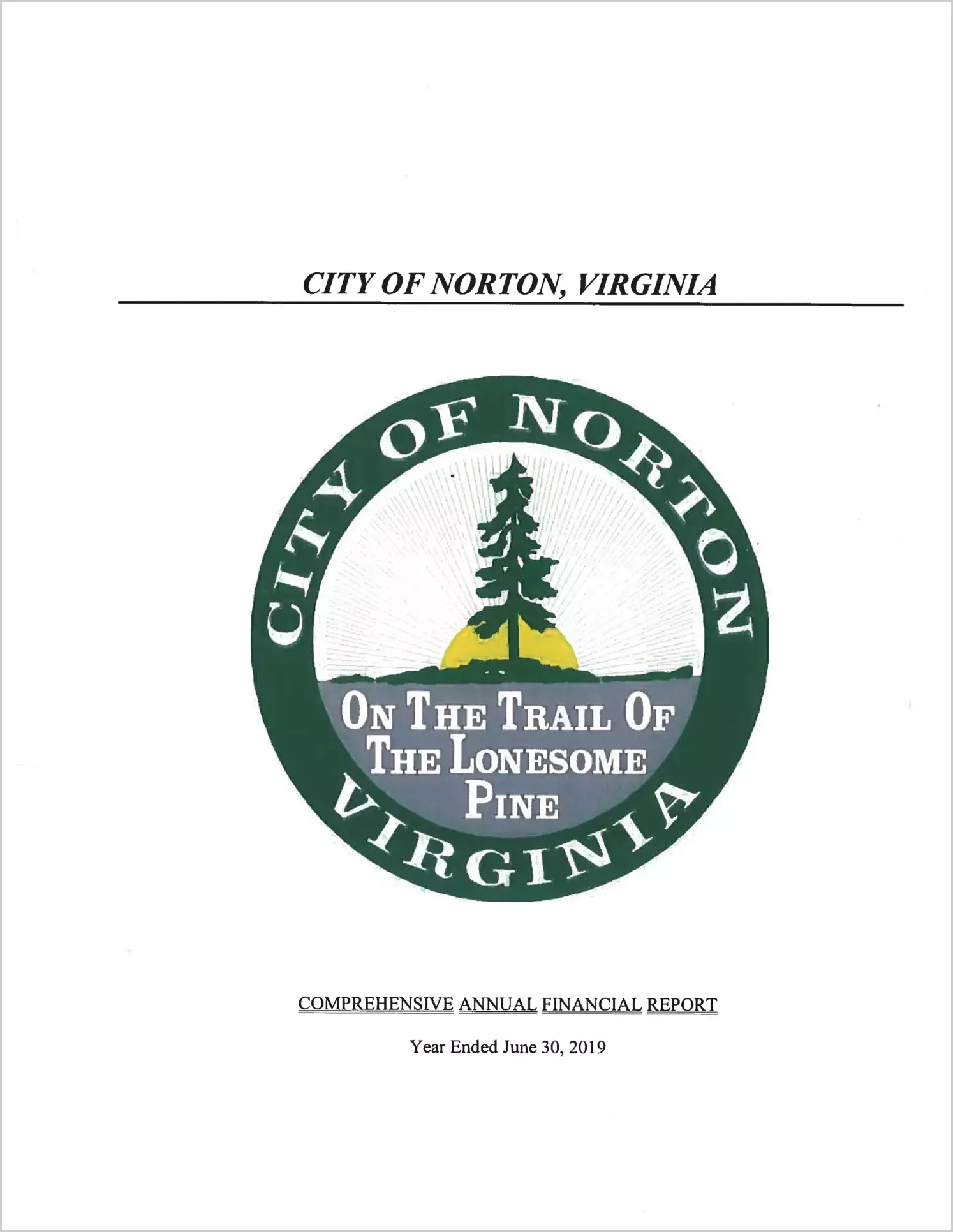 2019 Annual Financial Report for City of Norton