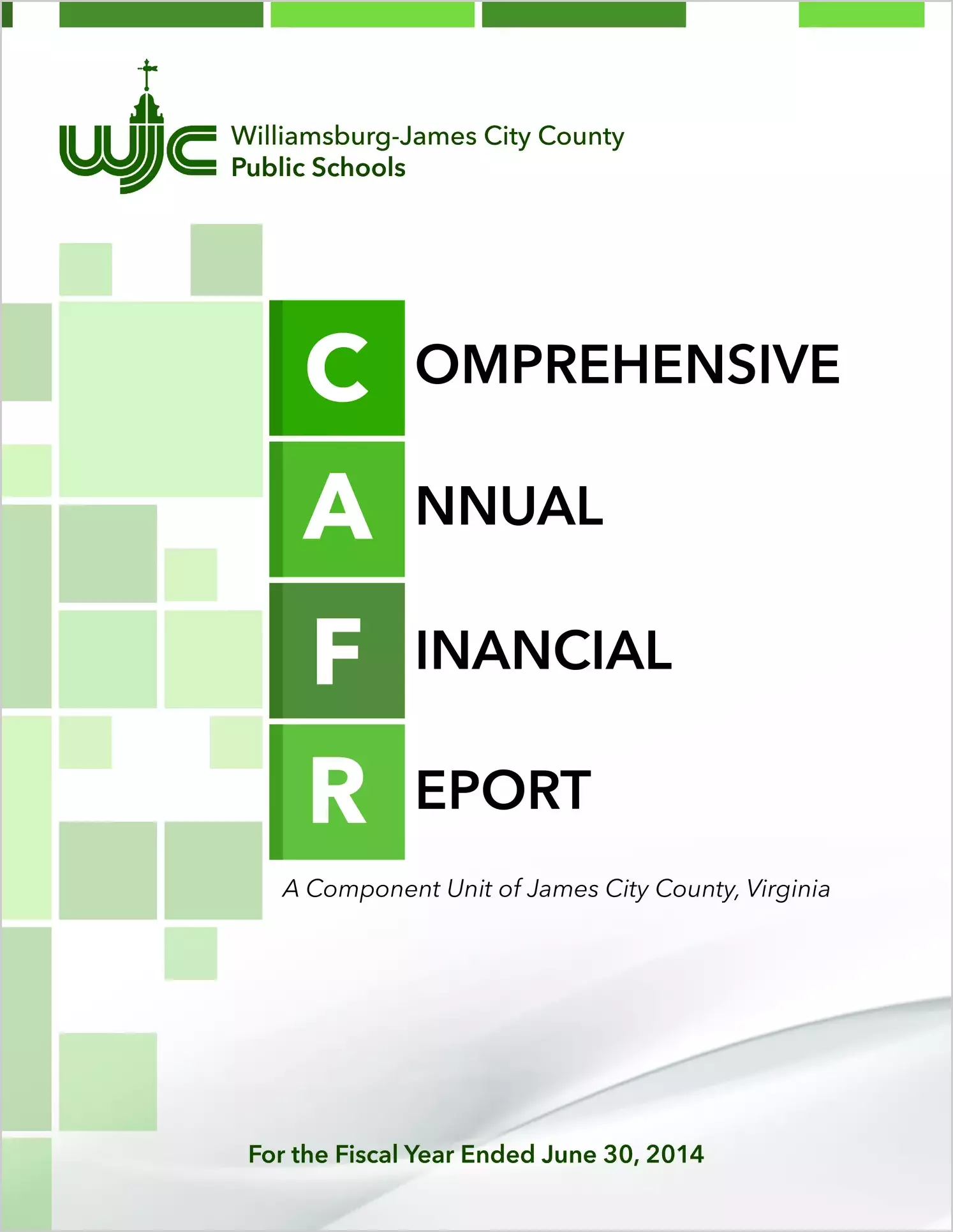 2014 Public Schools Annual Financial Report for County of James City