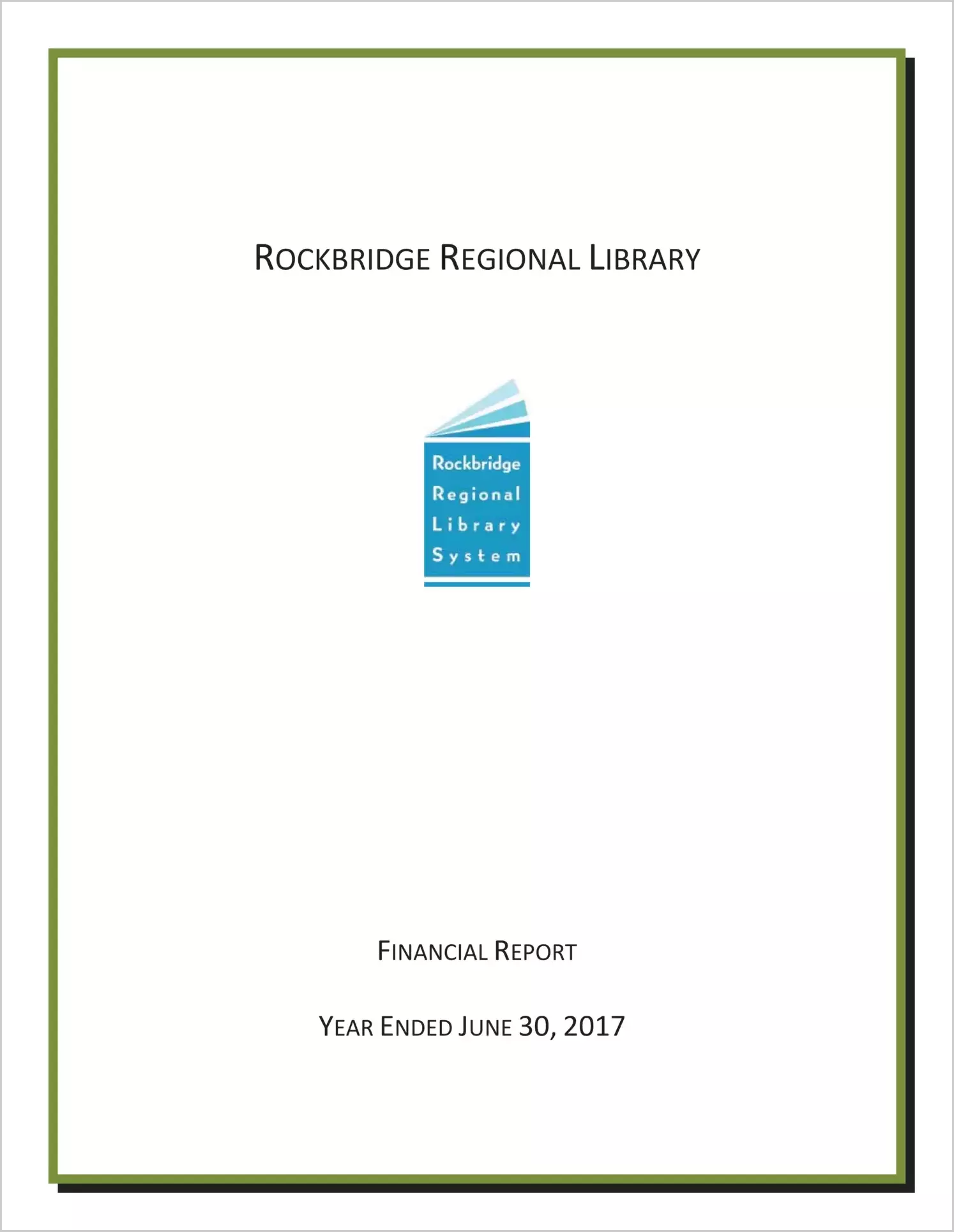 2017 ABC/Other Annual Financial Report  for Rockbridge Regional Library