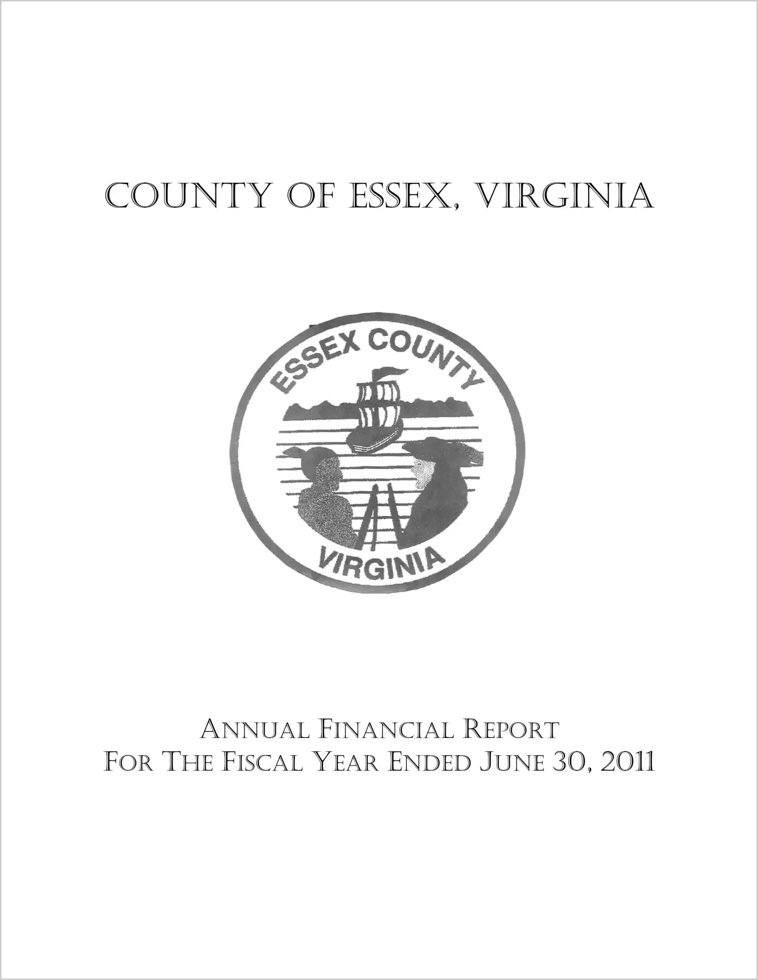 2011 Annual Financial Report for County of Essex