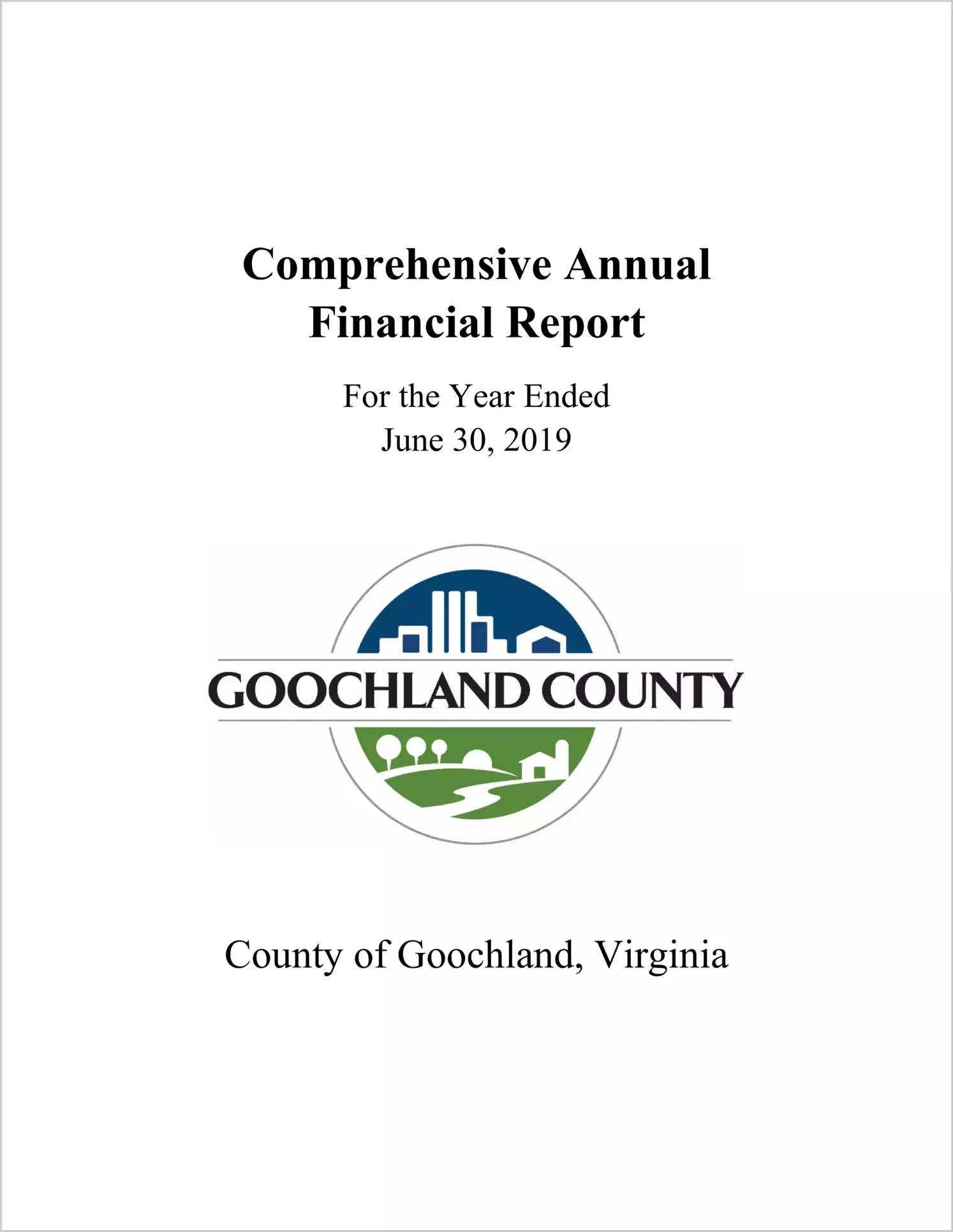 2019 Annual Financial Report for County of Goochland