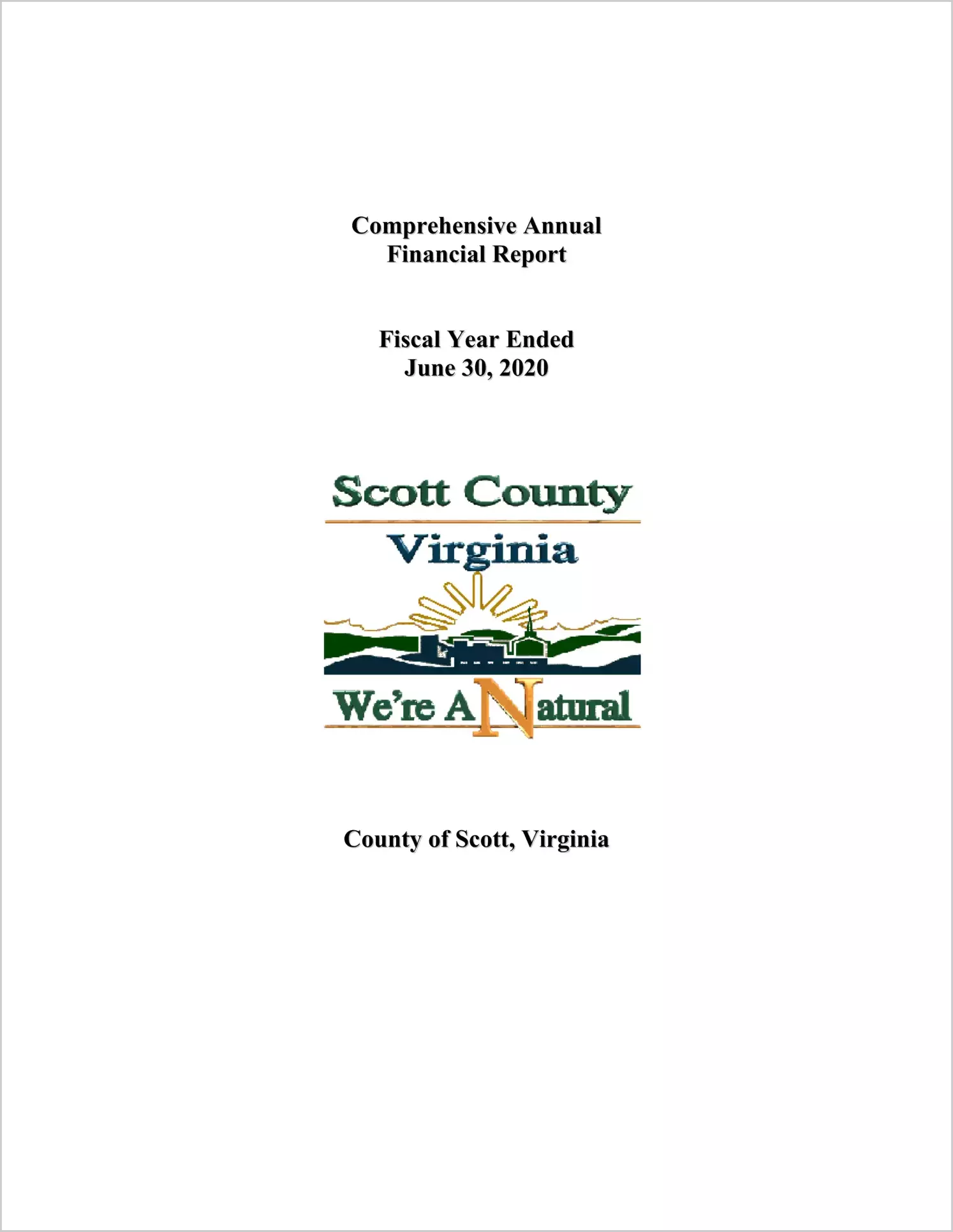 2020 Annual Financial Report for County of Scott