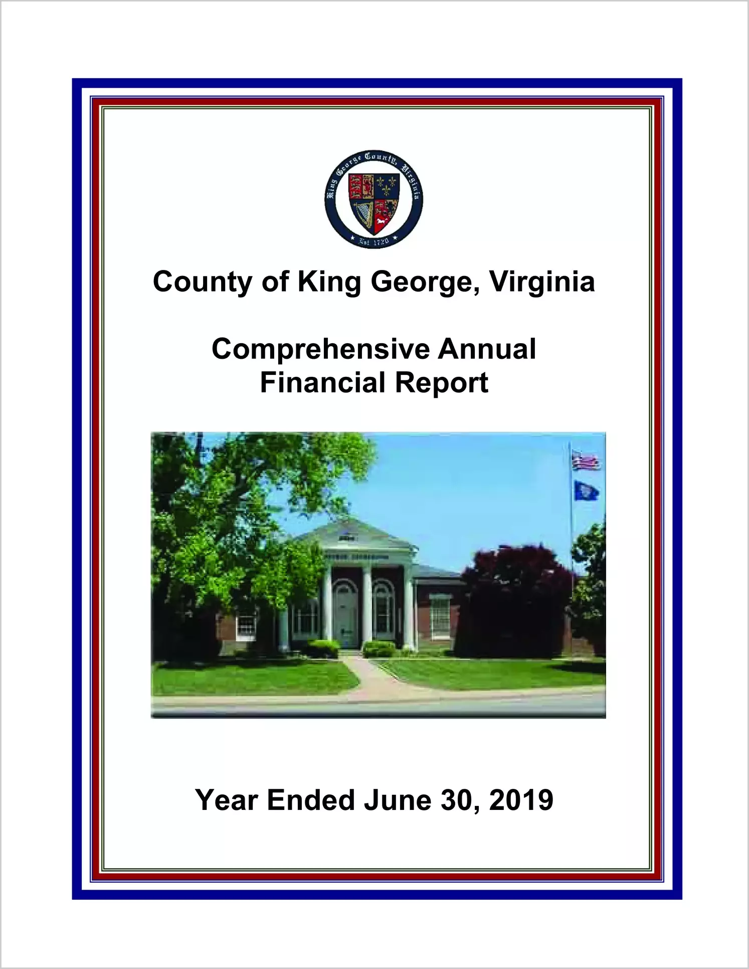 2019 Annual Financial Report for County of King George