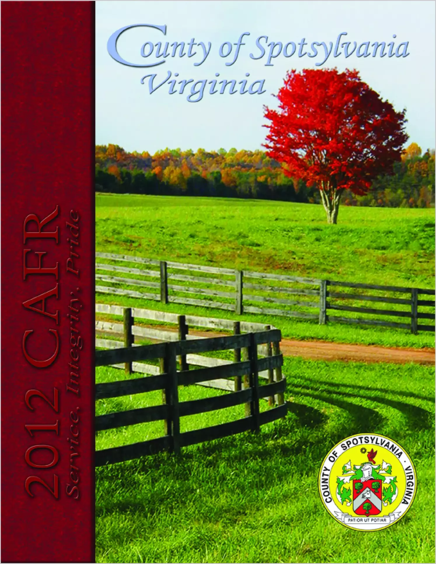 2012 Annual Financial Report for County of Spotsylvania
