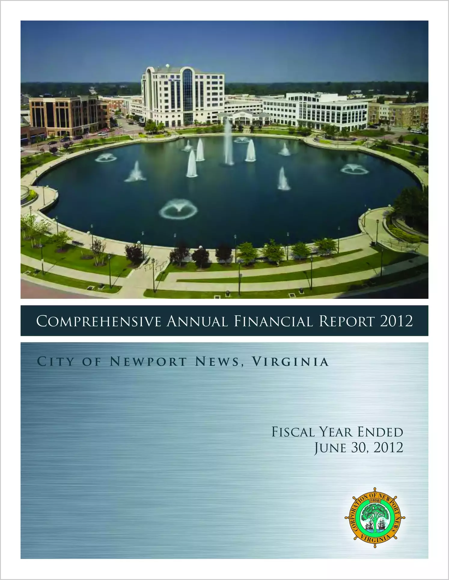 preview of 2012 Annual Financial Report for City of Newport News