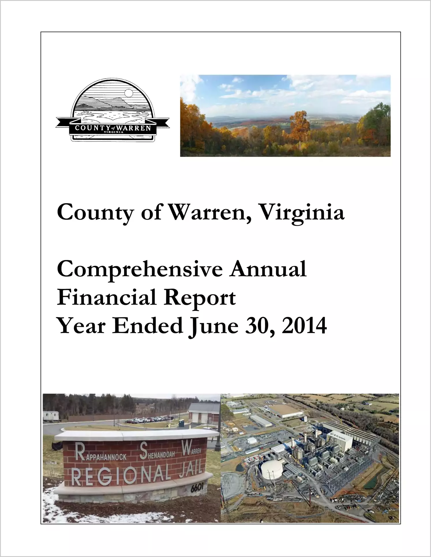 2014 Annual Financial Report for County of Warren