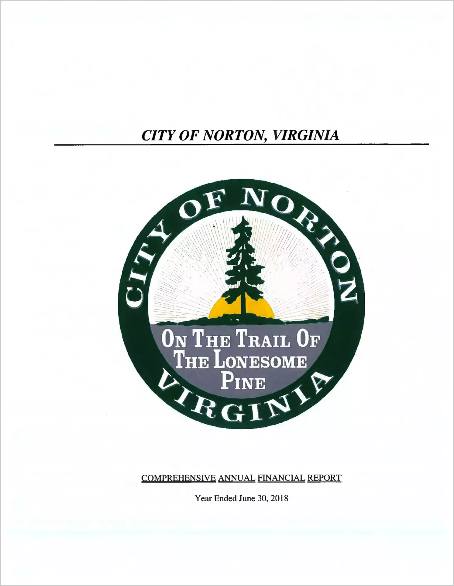 2018 Annual Financial Report for City of Norton