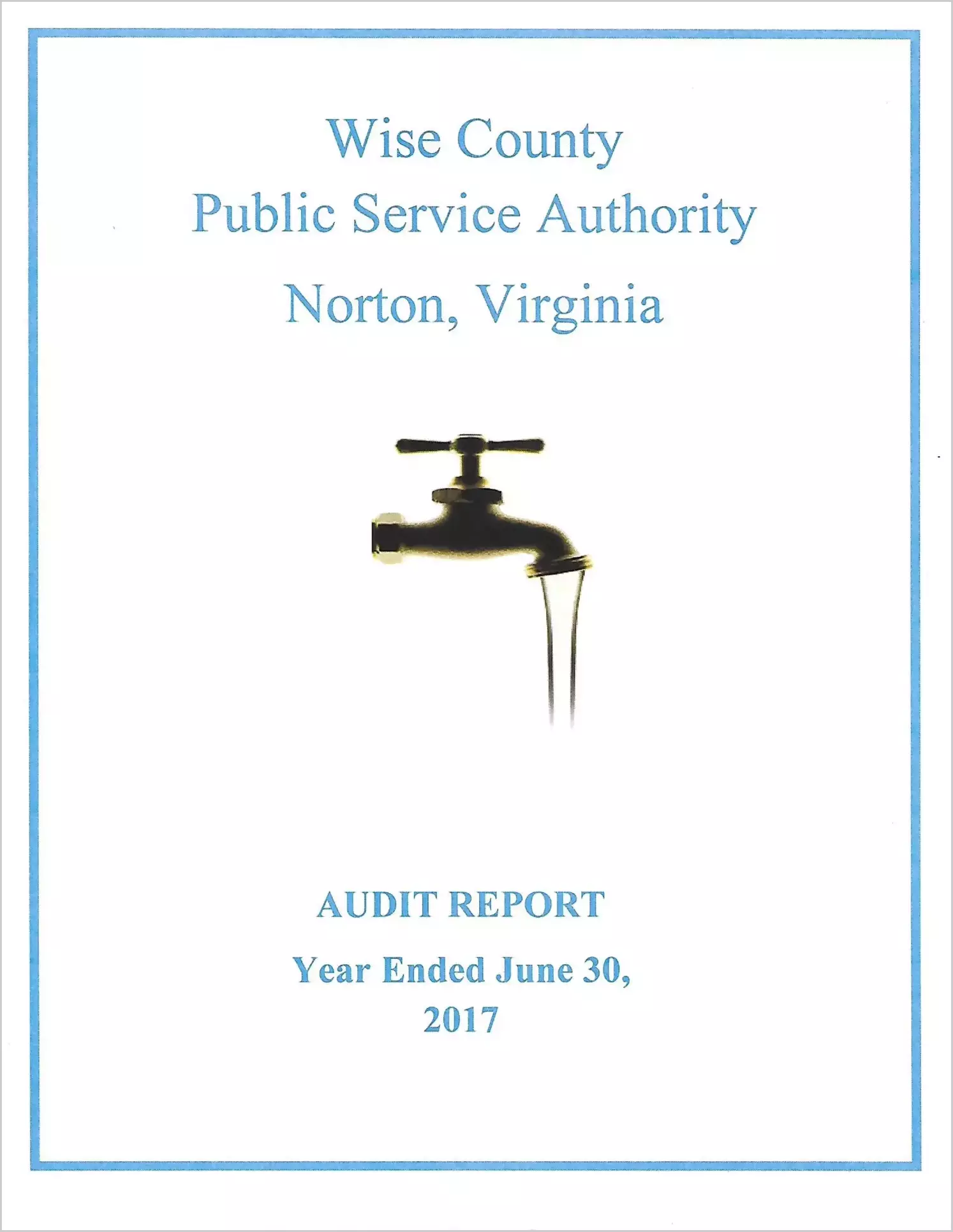 2017 ABC/Other Annual Financial Report  for Wise County Public Service Authority