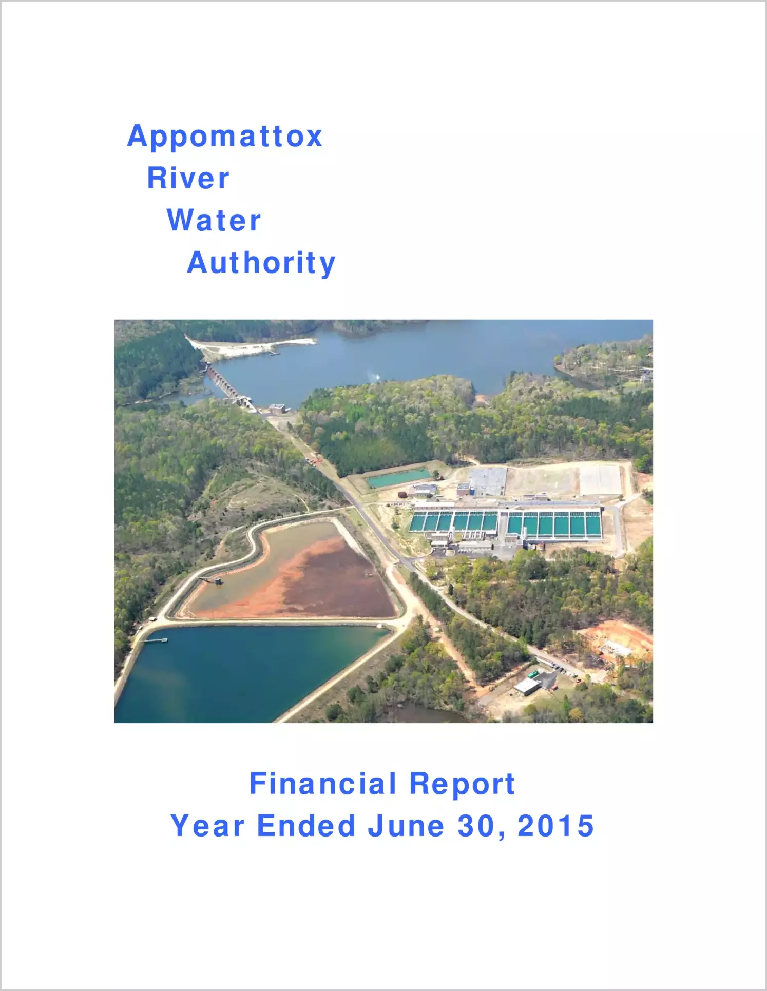 2015 ABC/Other Annual Financial Report  for Appomattox River Water Authority