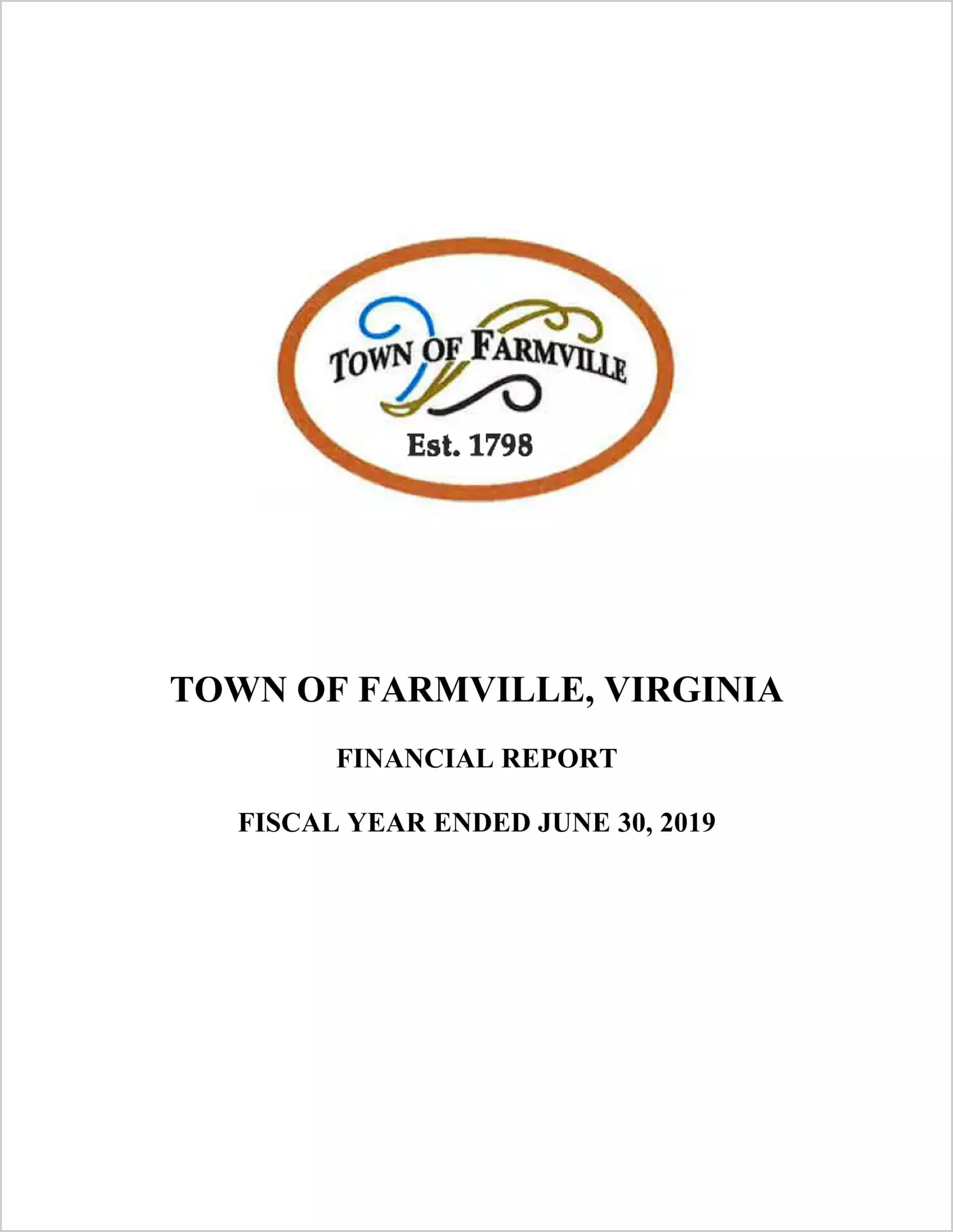 2019 Annual Financial Report for Town of Farmville