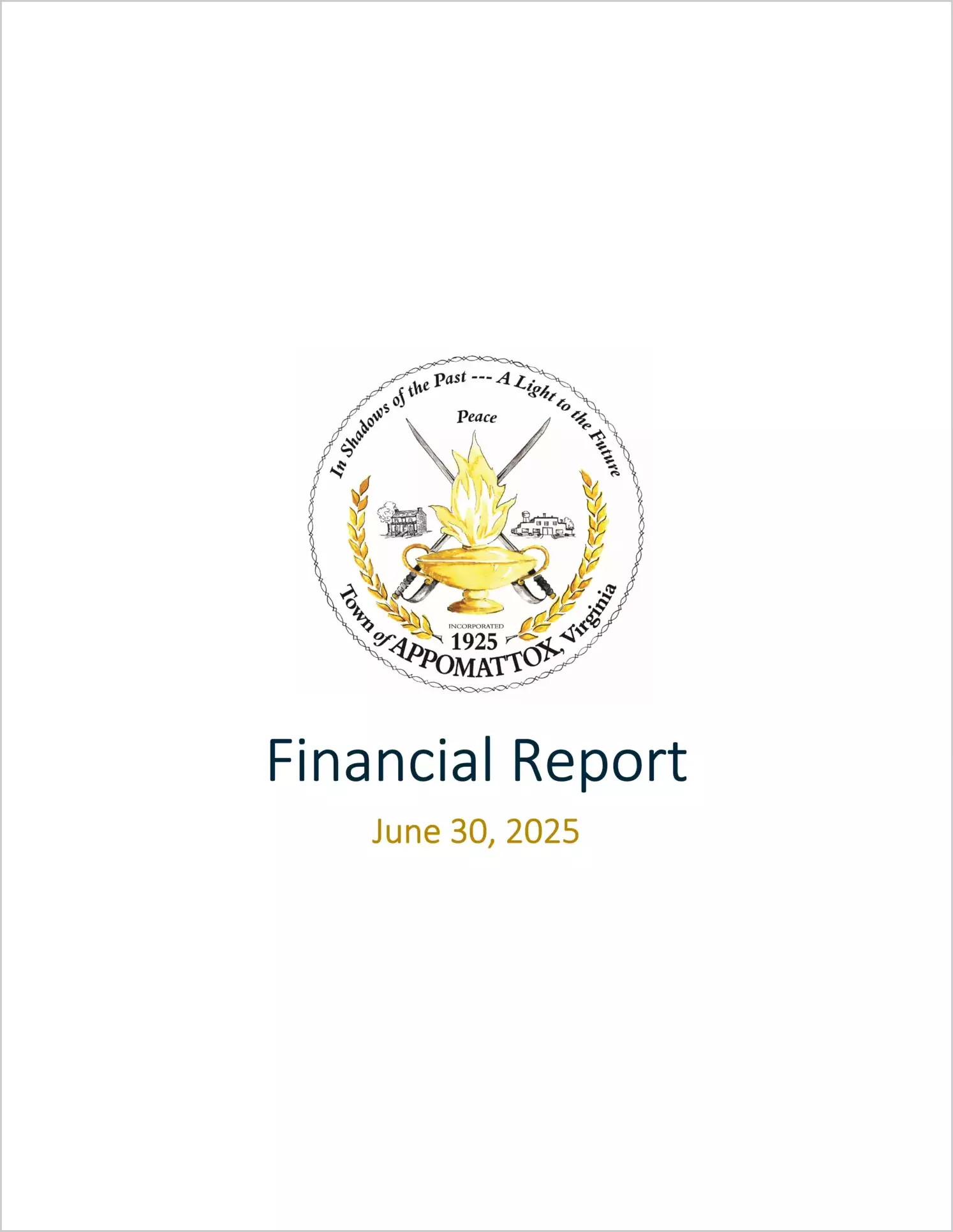 preview of 2025 Annual Financial Report for Town of Appomattox