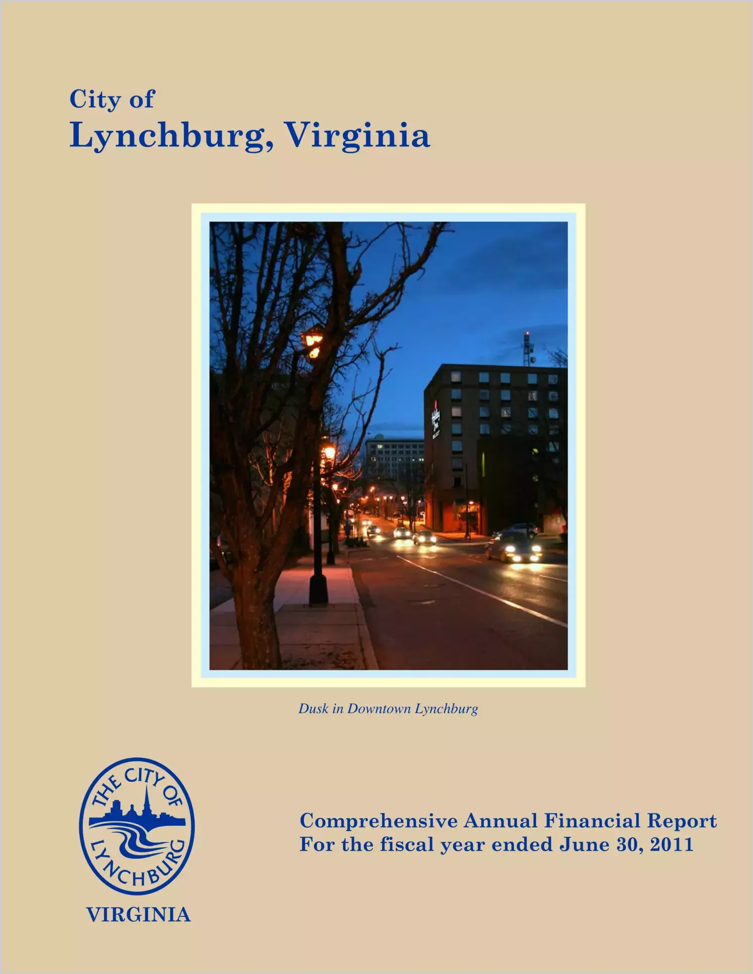 2011 Annual Financial Report for City of Lynchburg