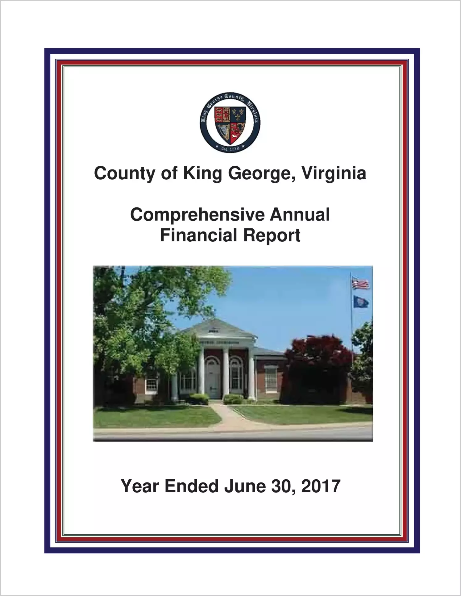 2017 Annual Financial Report for County of King George