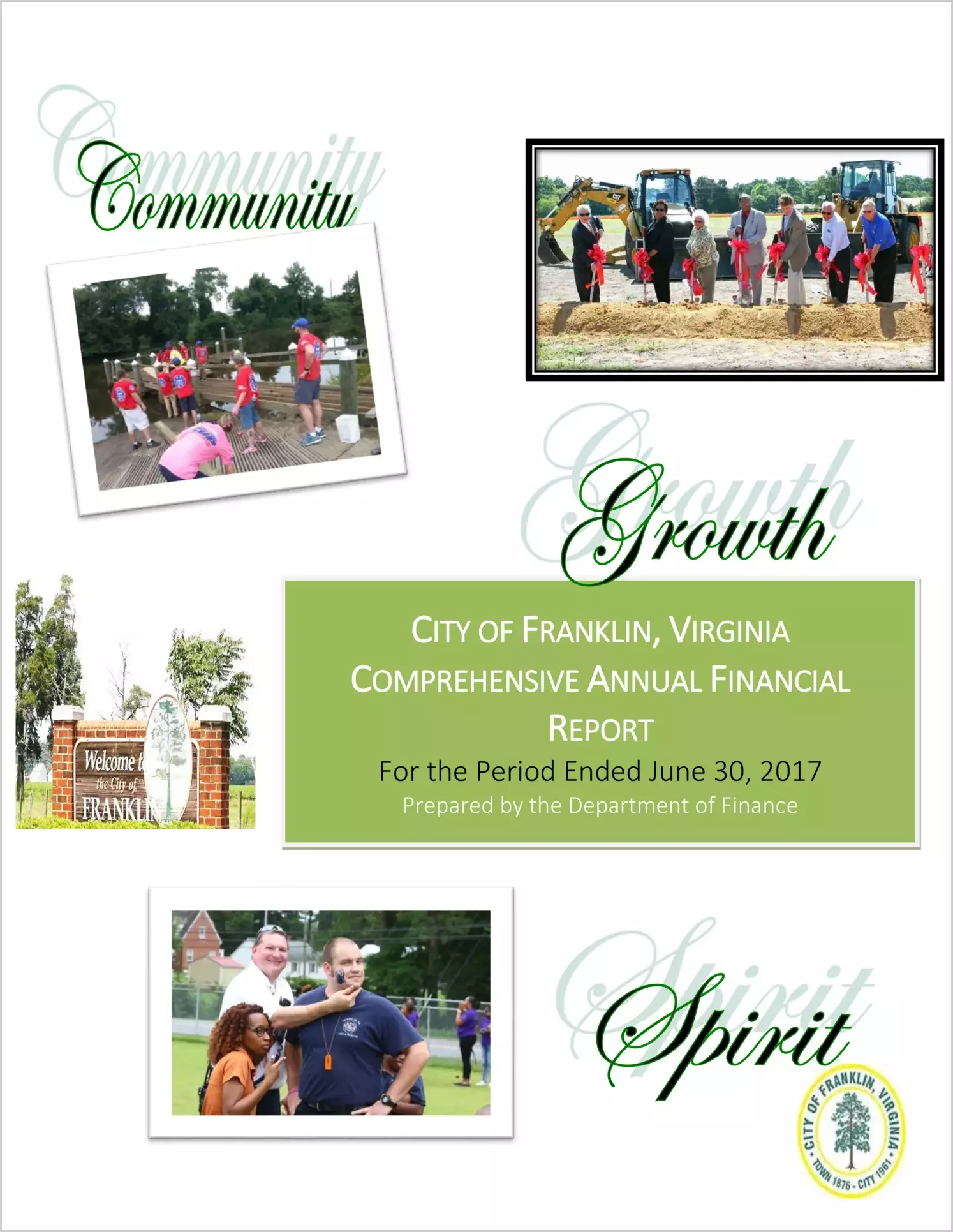2017 Annual Financial Report for City of Franklin