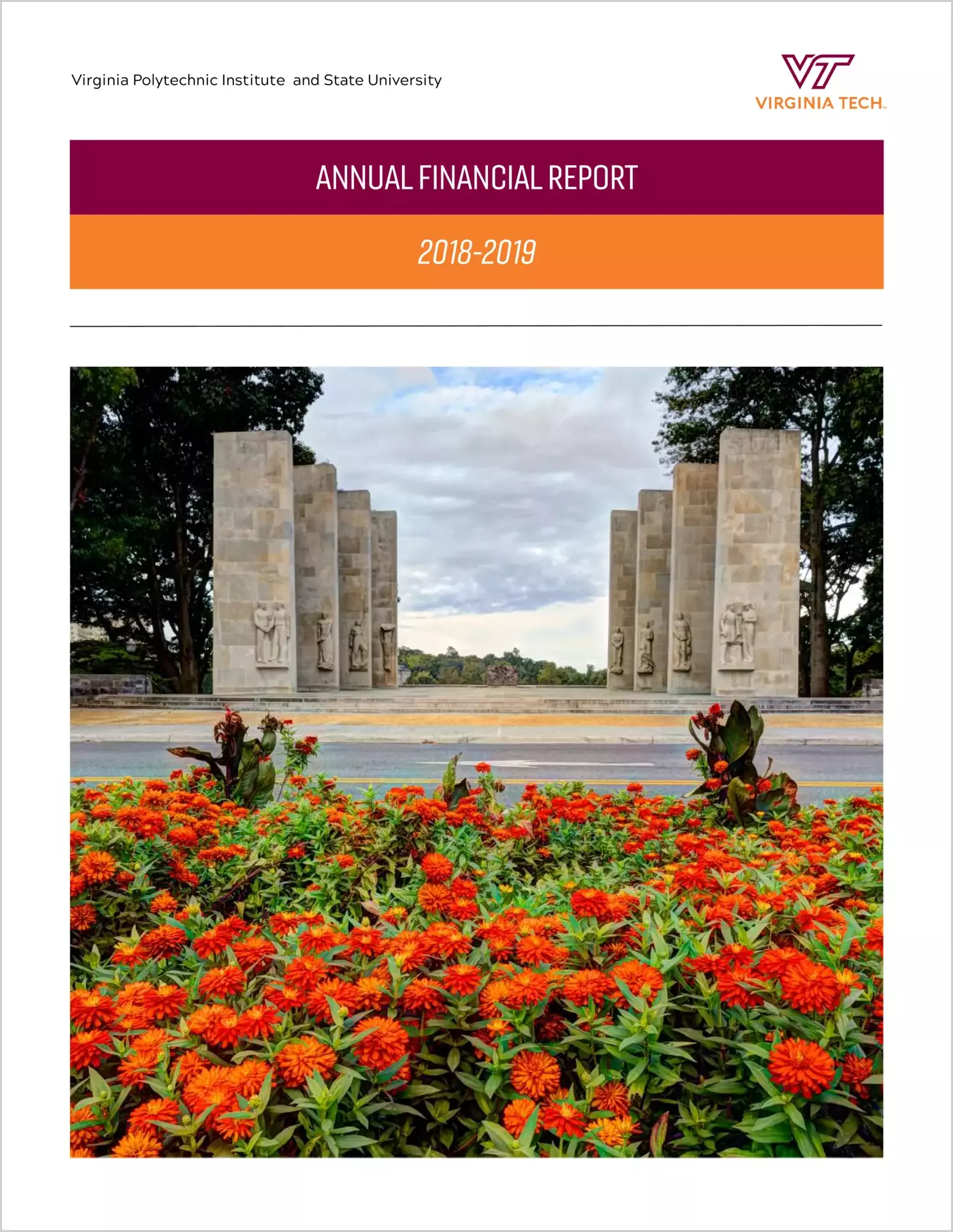 Virginia Polytechnic Institute and State University Financial Statements for the year ended June 30, 2019