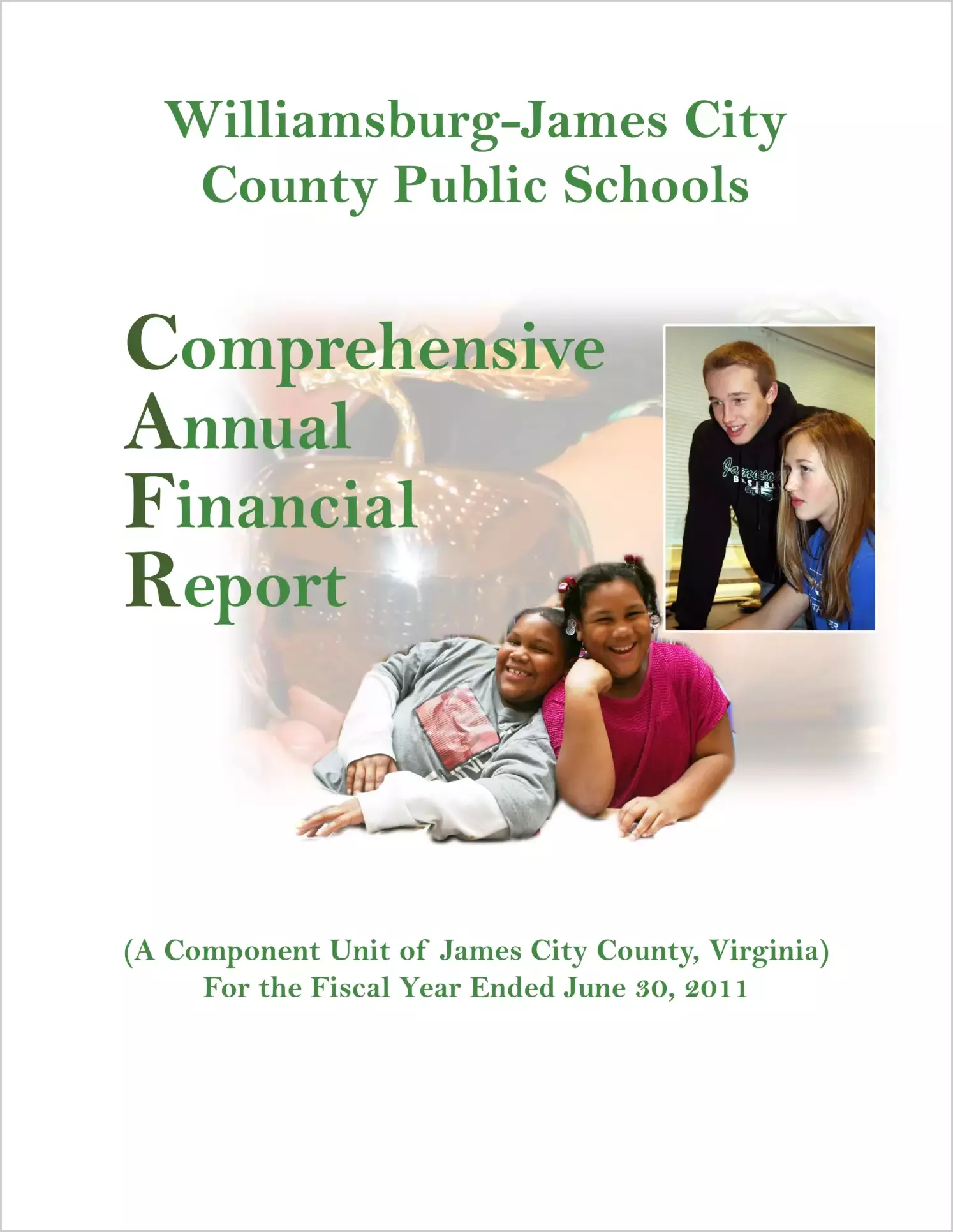 2011 Public Schools Annual Financial Report for City of Williamsburg
