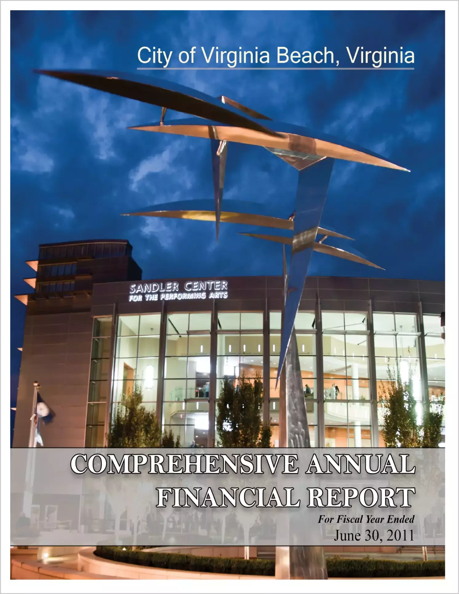 2011 Annual Financial Report for City of Virginia Beach
