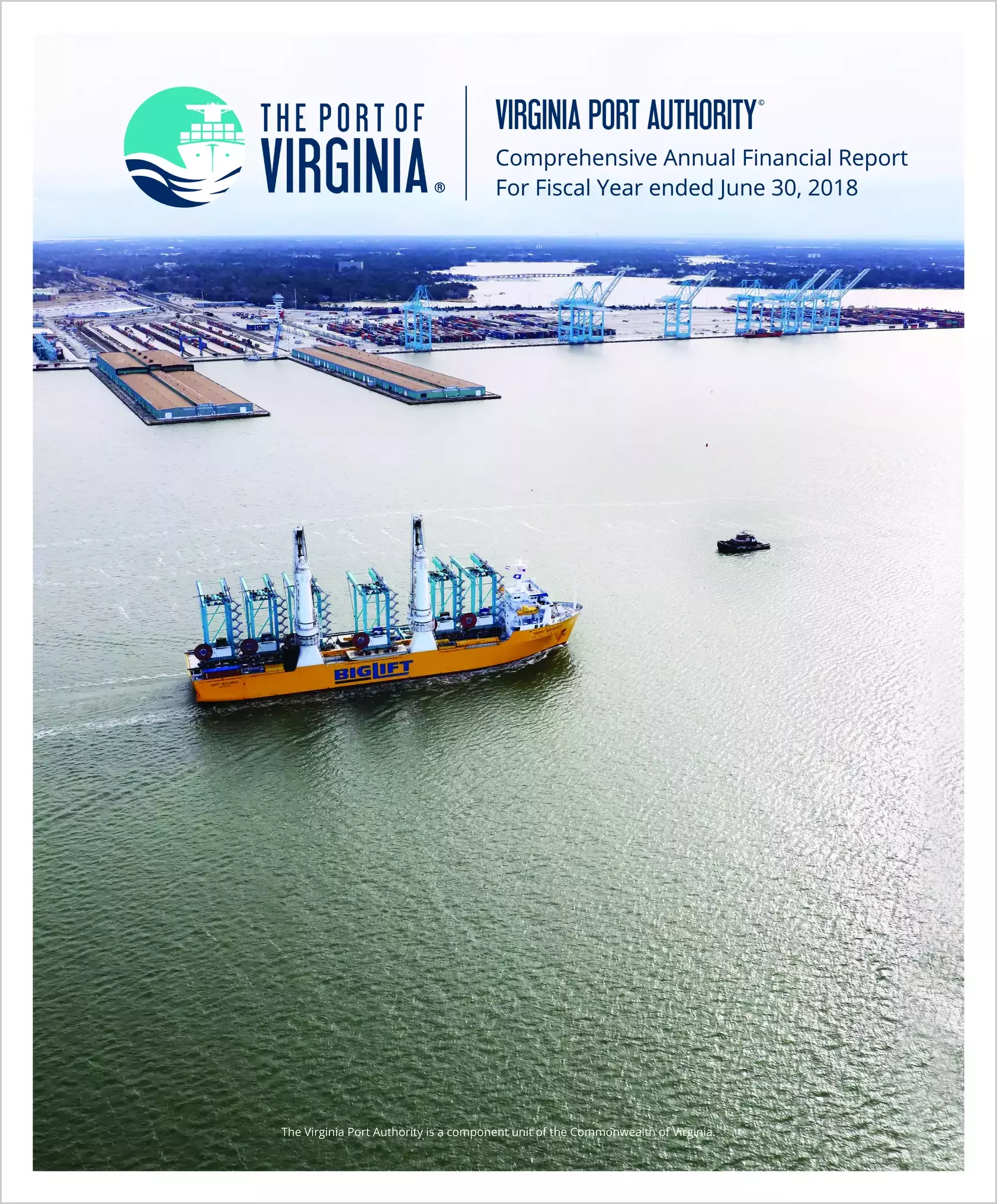 Virginia Port Authority Financial Statements for the year ended June 30, 2018