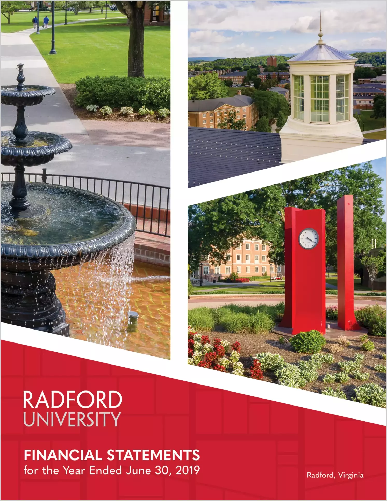 Radford University Financial Statements for the year ended June 30, 2019