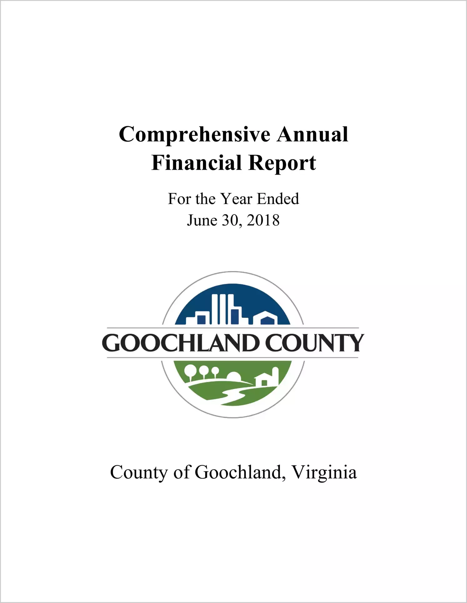 2018 Annual Financial Report for County of Goochland