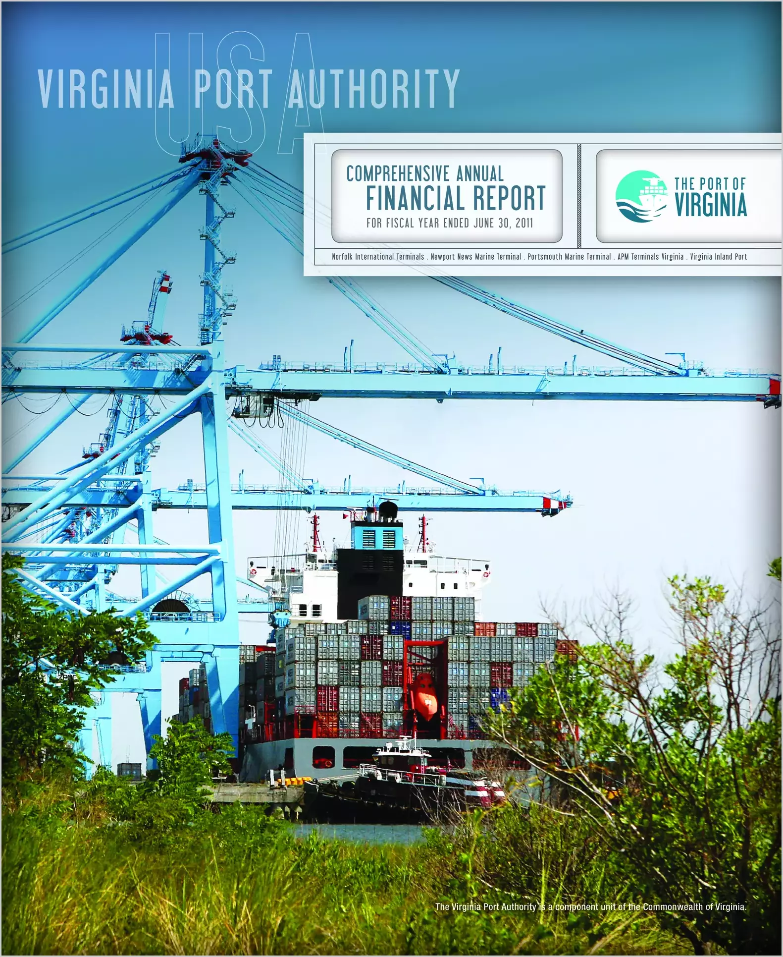 Virginia Port Authority Financial Statements Report for the year ended June 30, 2011