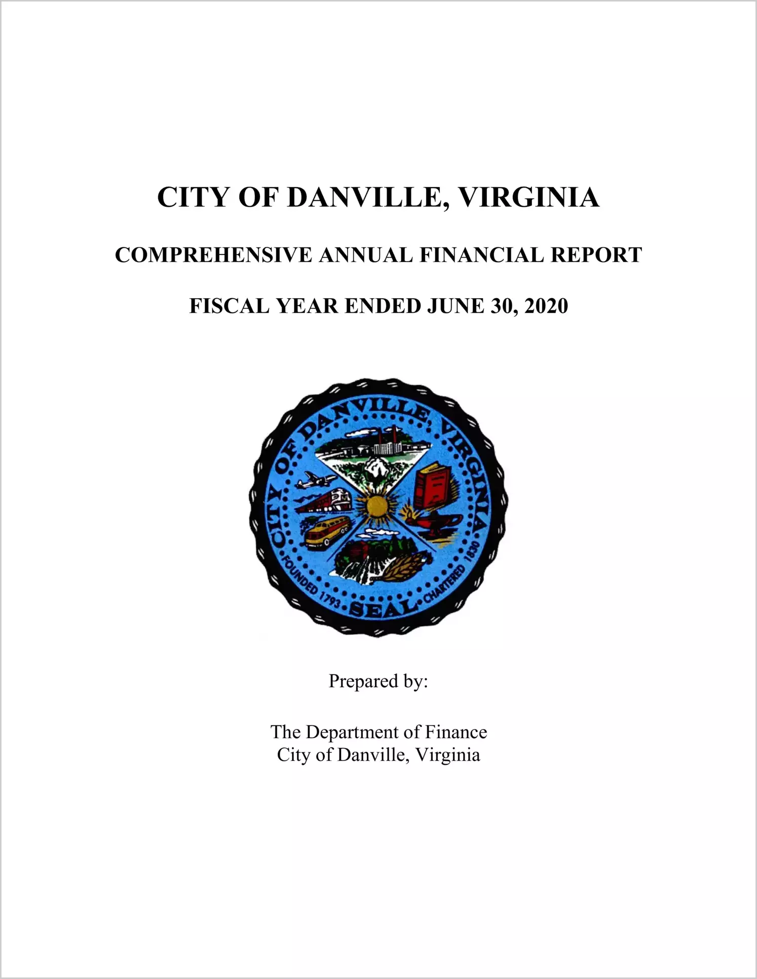 2020 Annual Financial Report for City of Danville
