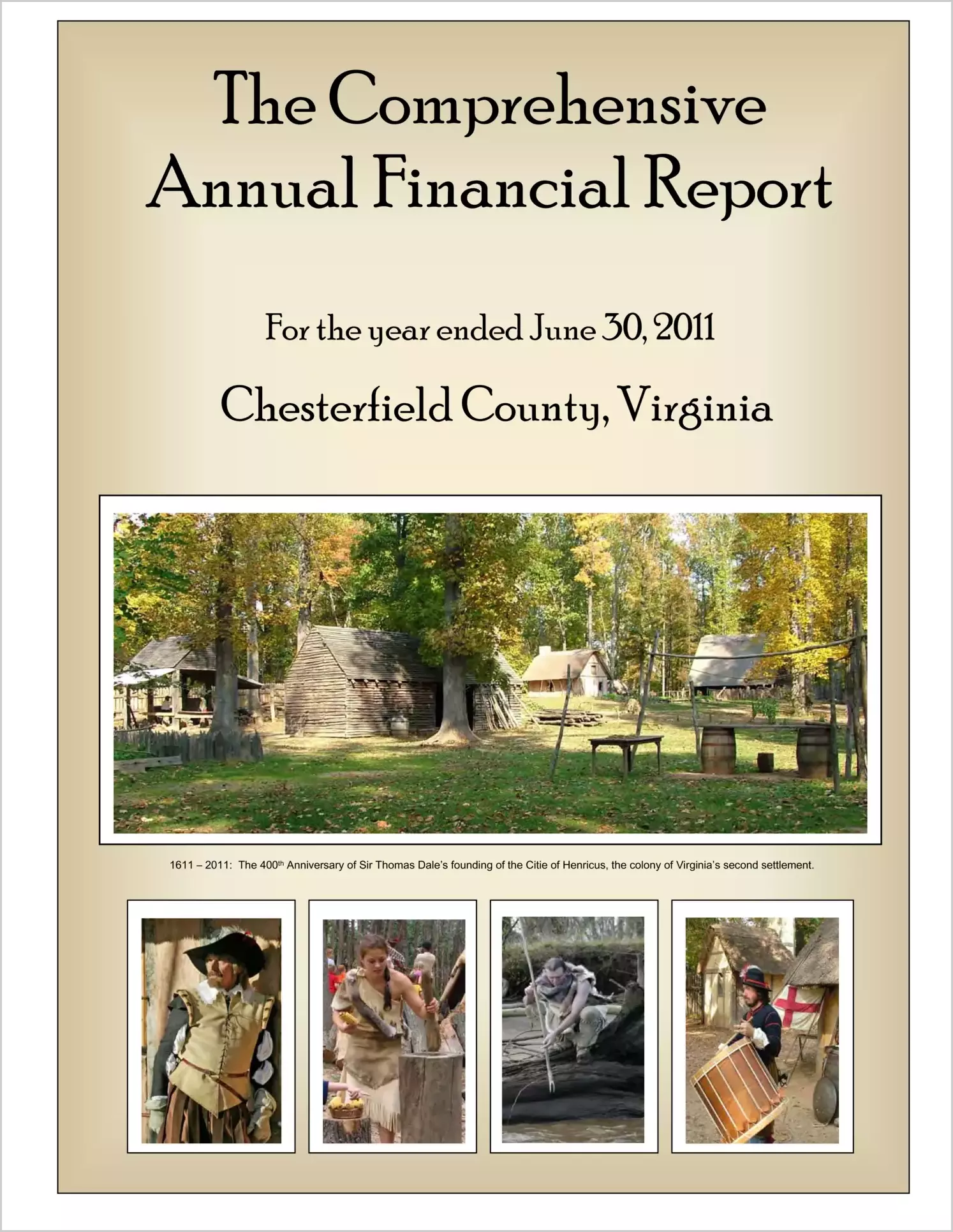 2011 Annual Financial Report for County of Chesterfield