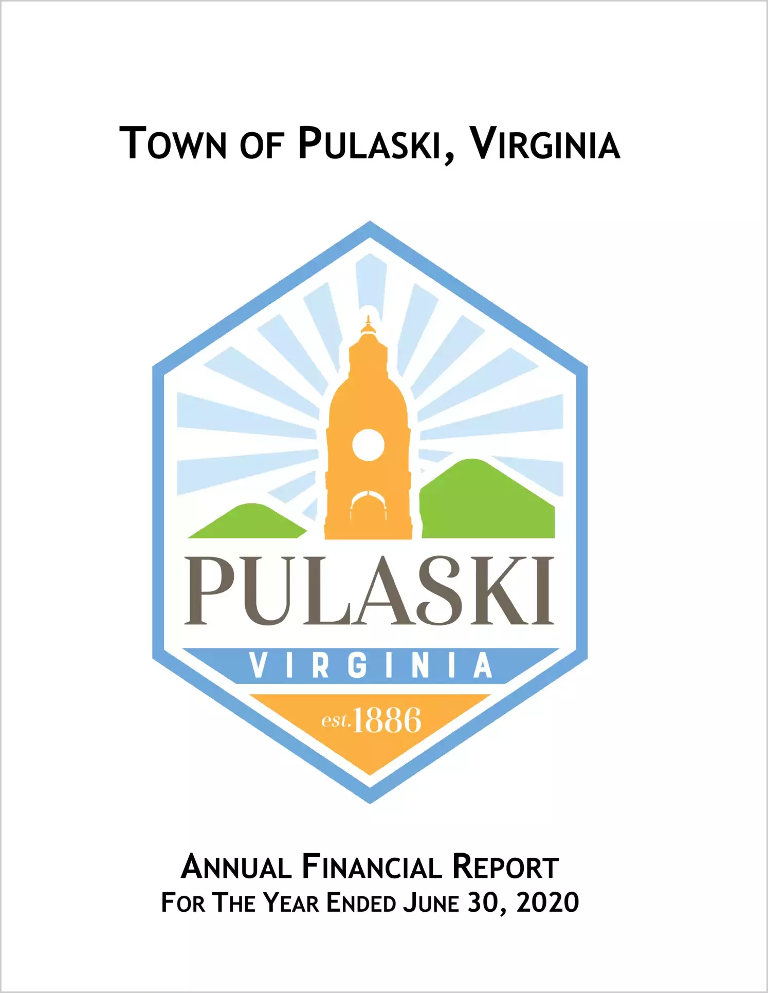 2020 Annual Financial Report for Town of Pulaski