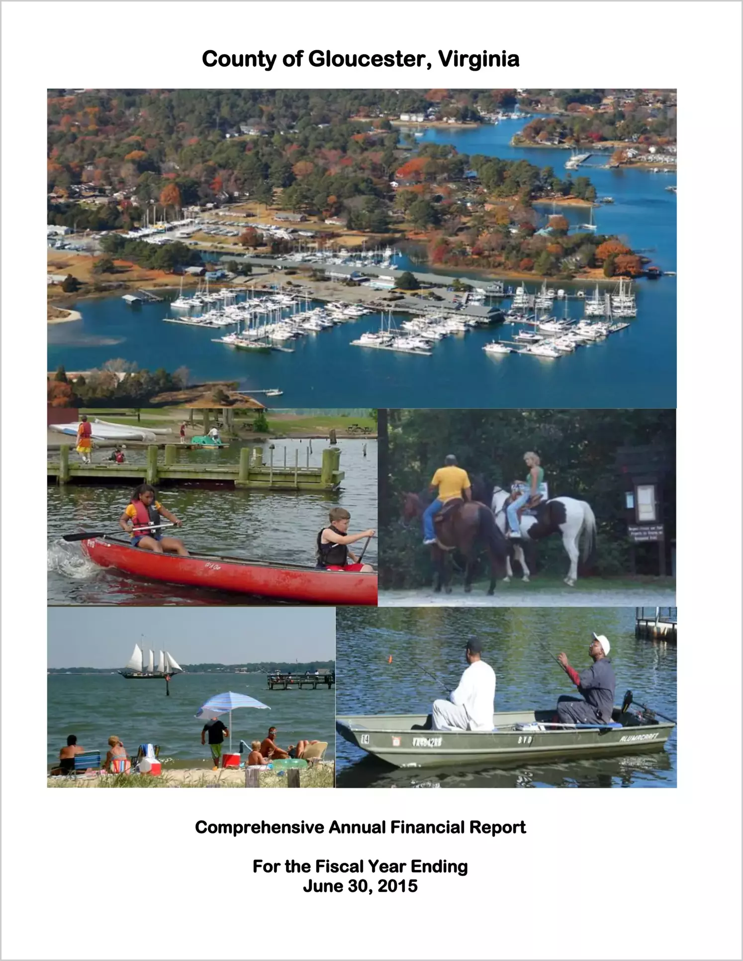 2015 Annual Financial Report for County of Gloucester
