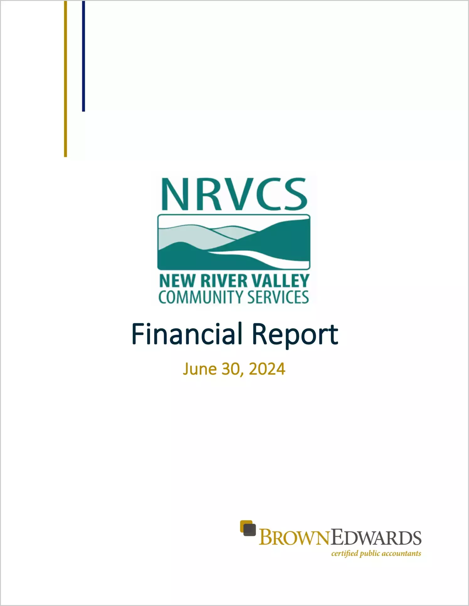 preview of 2024 ABC/Other Annual Financial Report for New River Valley Community Services