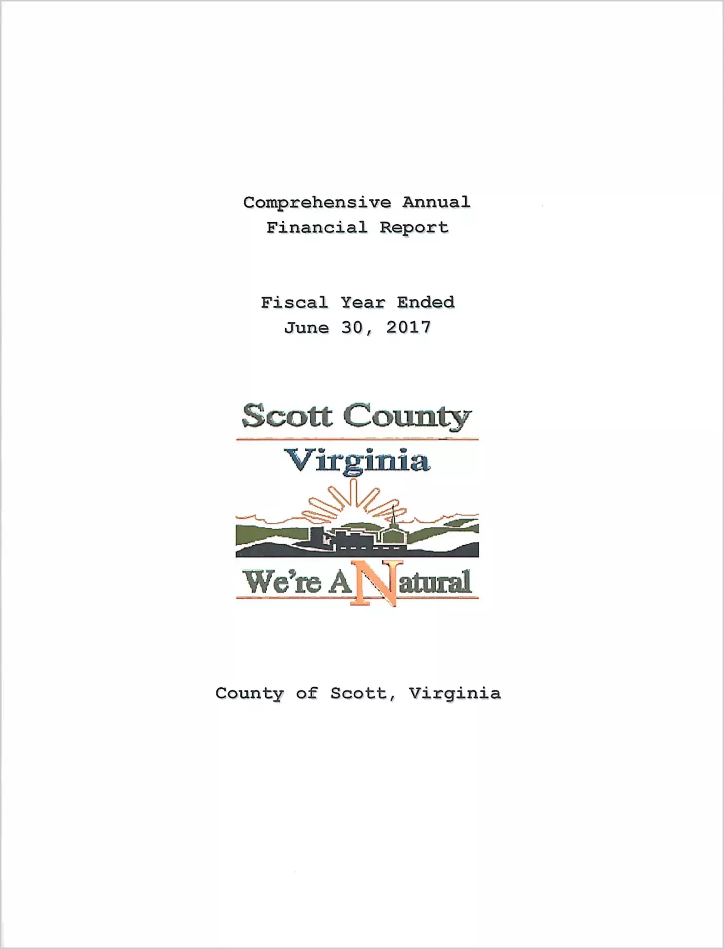2017 Annual Financial Report for County of Scott