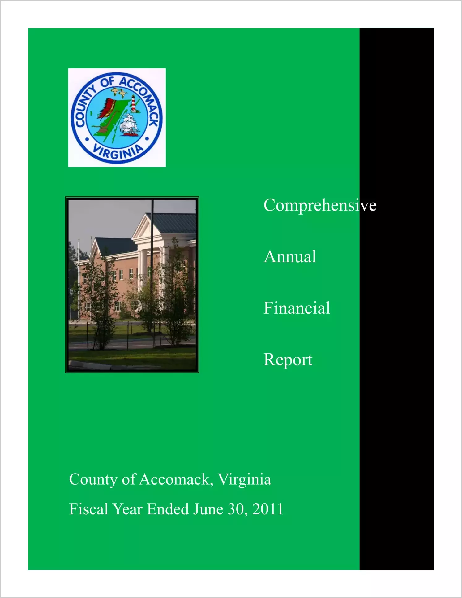 2011 Annual Financial Report for County of Accomack