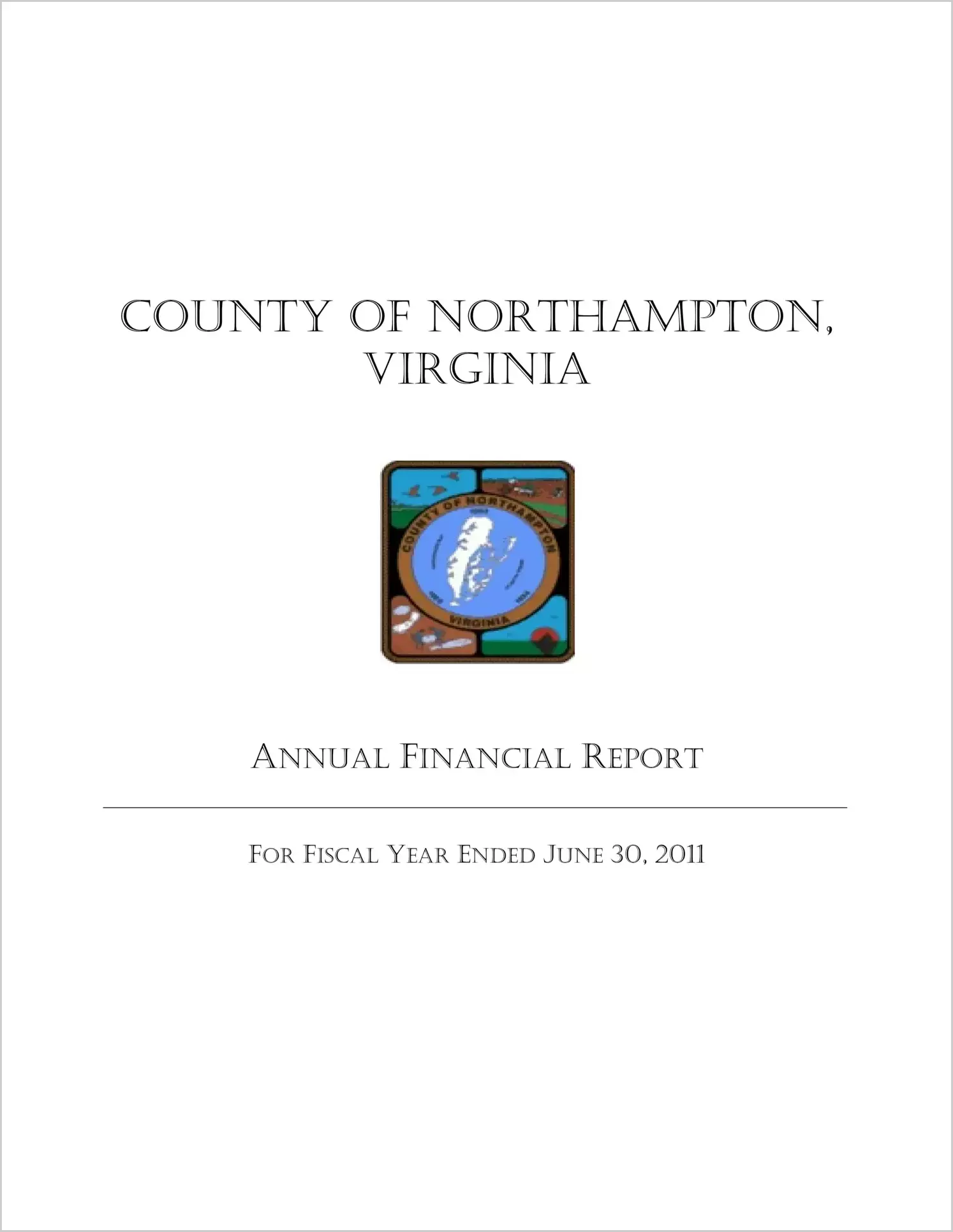 2010 Annual Financial Report for County of Northampton