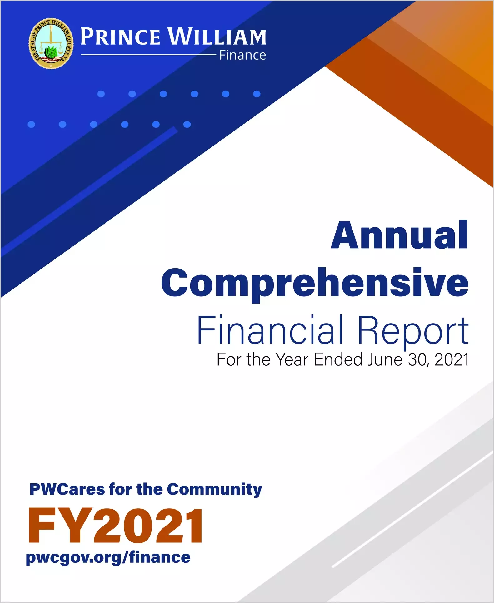 2021 Annual Financial Report for County of Prince William