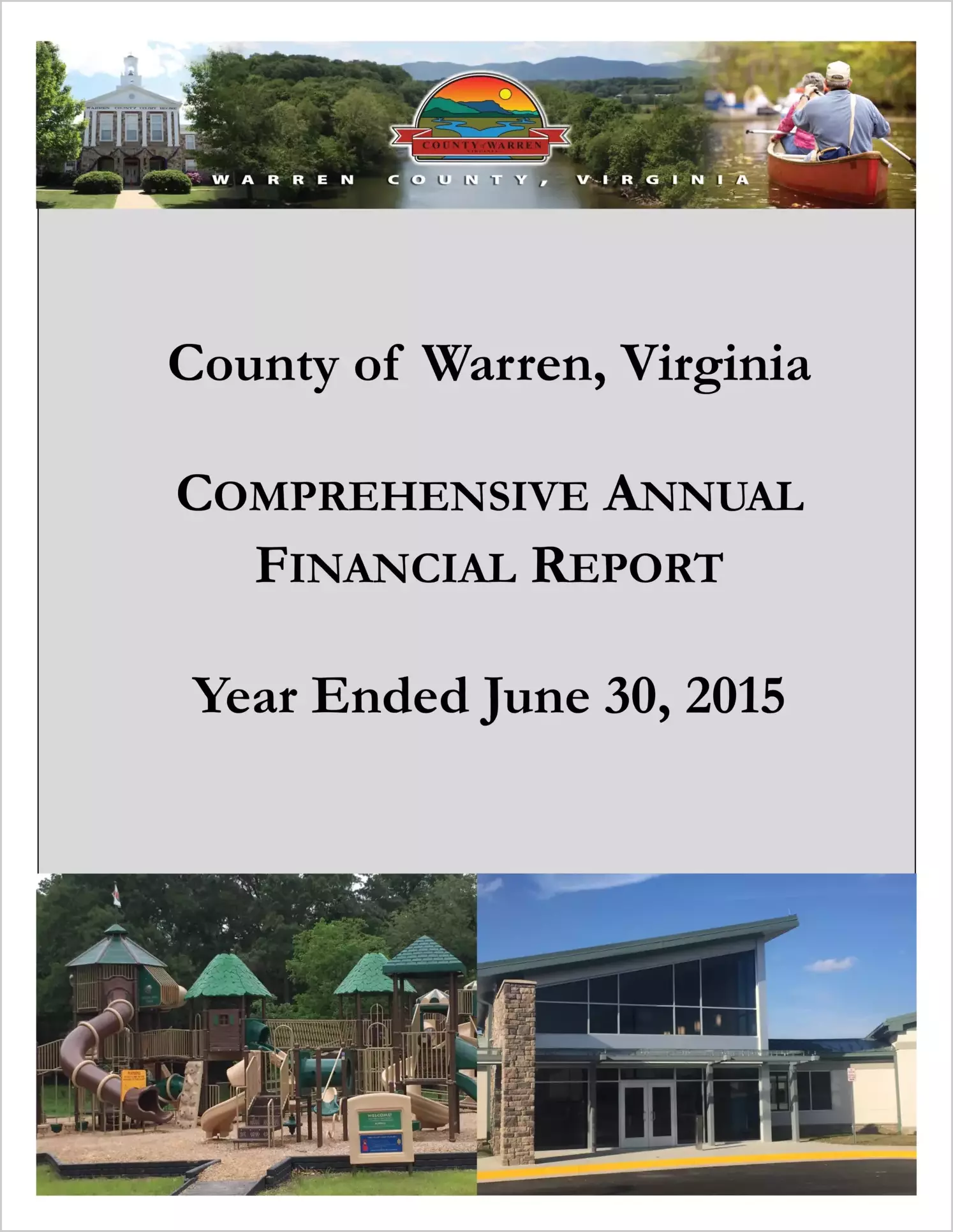 2015 Annual Financial Report for County of Warren
