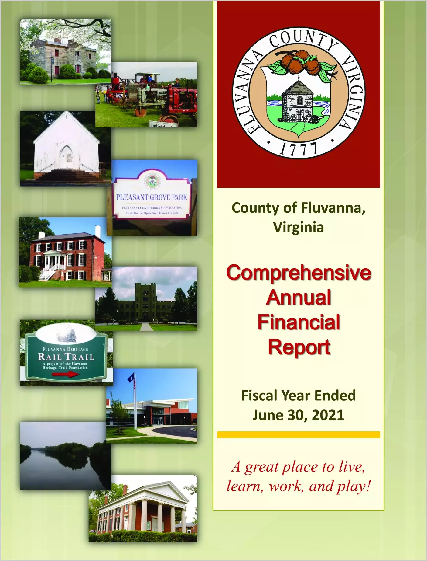 2021 Annual Financial Report for County of Fluvanna