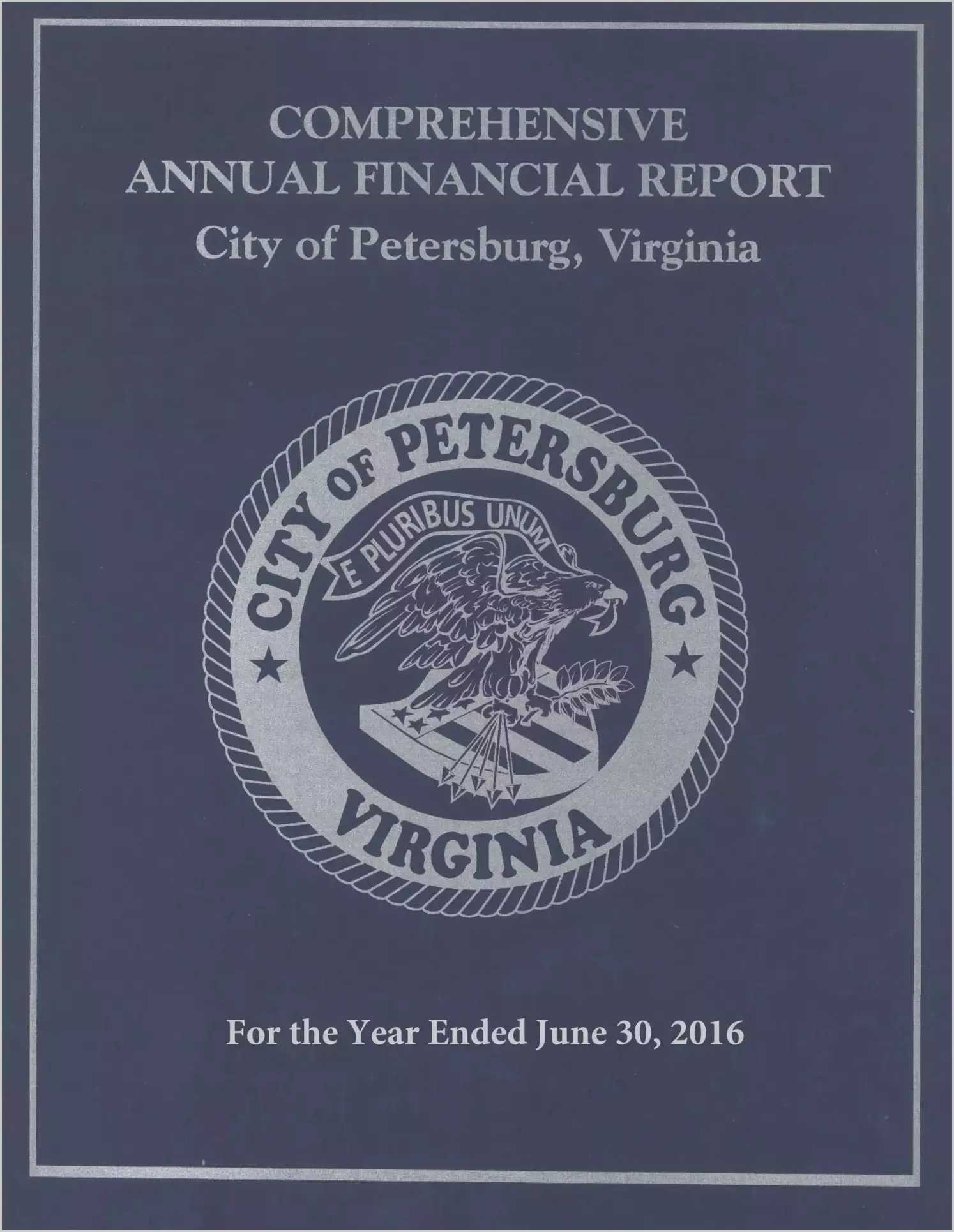 2016 Annual Financial Report for City of Petersburg