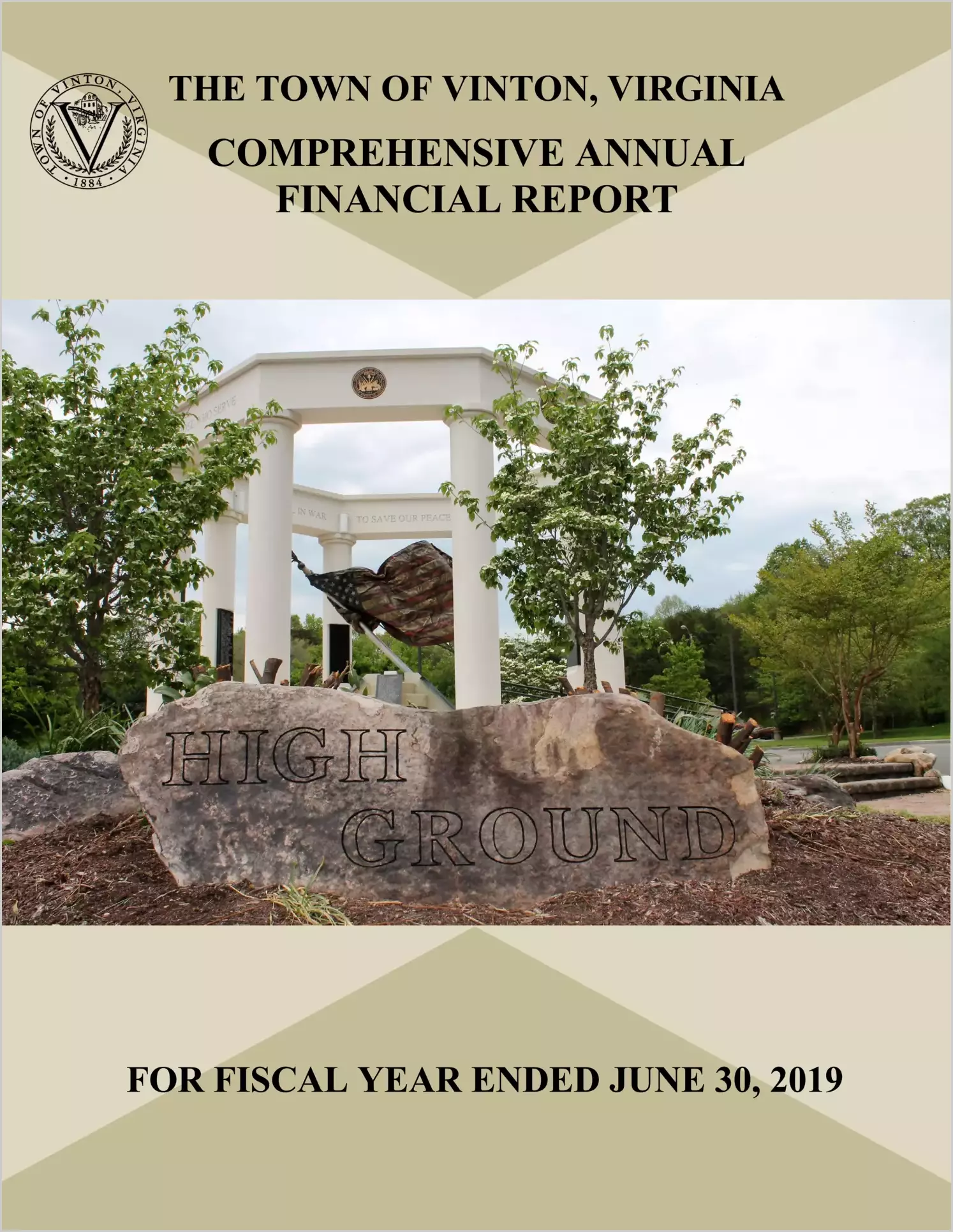 2019 Annual Financial Report for Town of Vinton