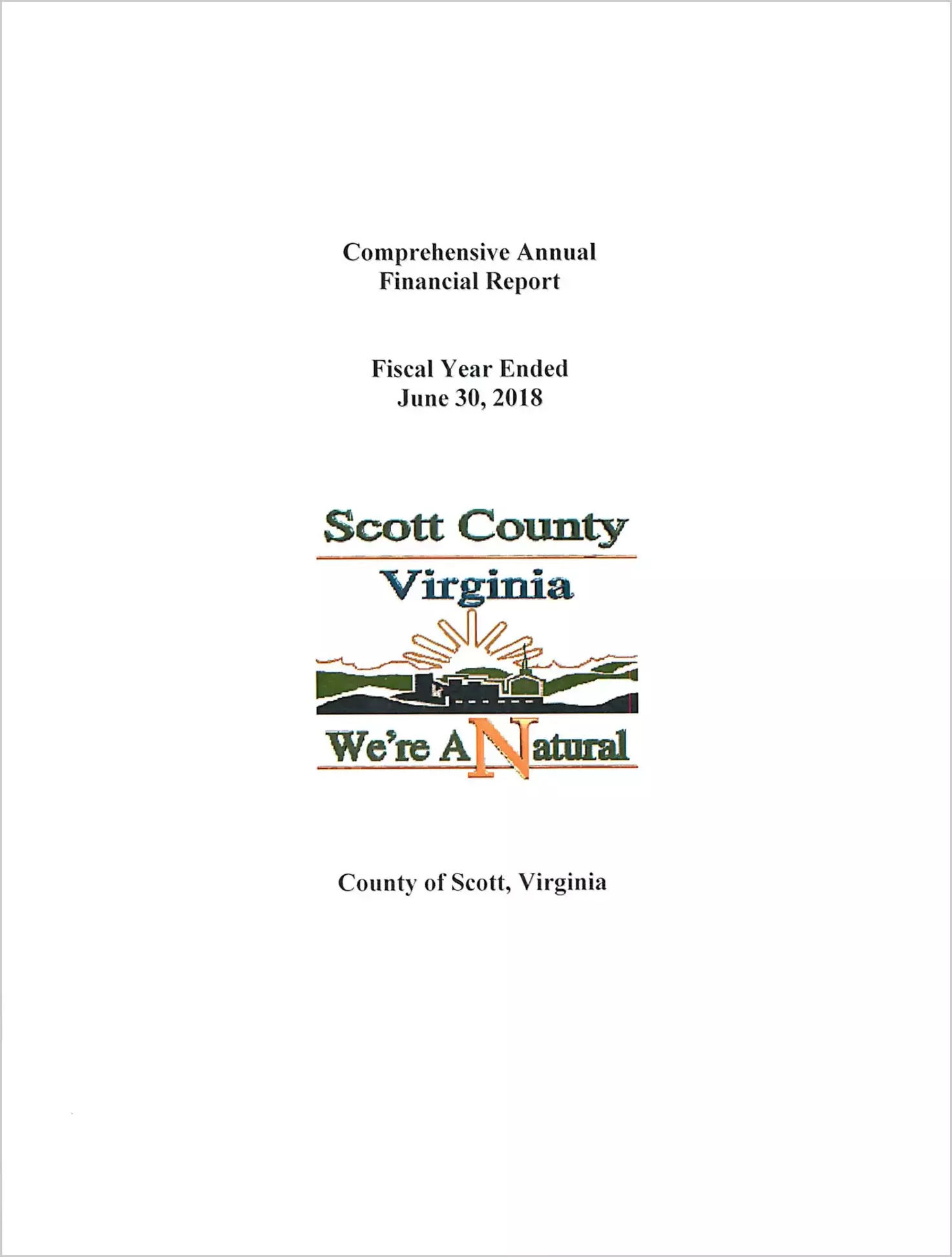 2018 Annual Financial Report for County of Scott