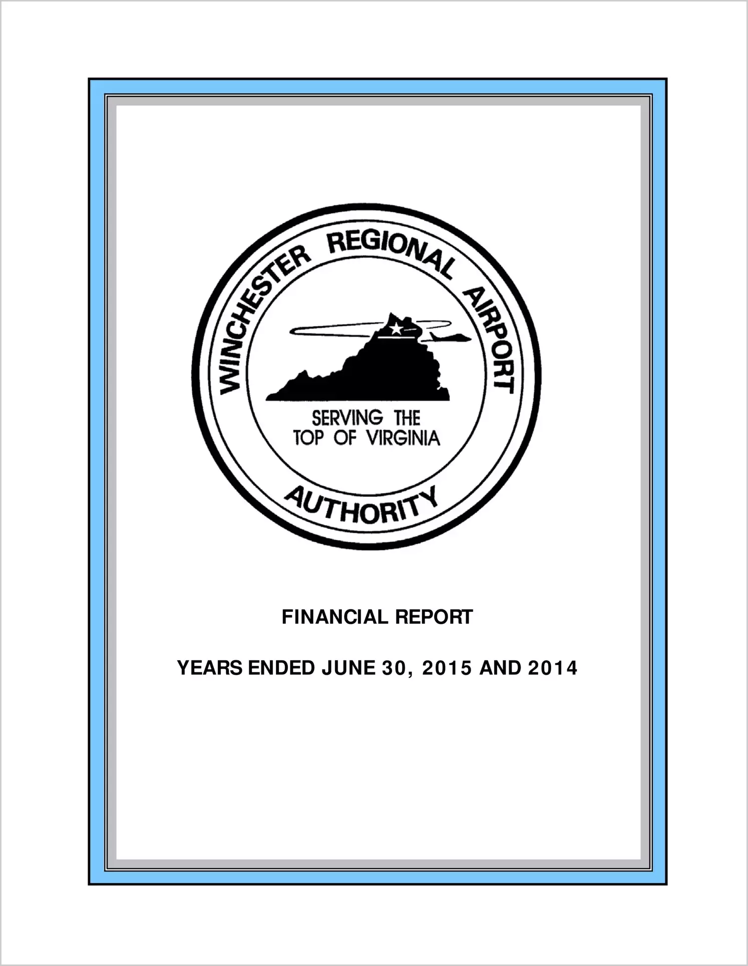 2015 ABC/Other Annual Financial Report  for Winchester Regional Airport Authority