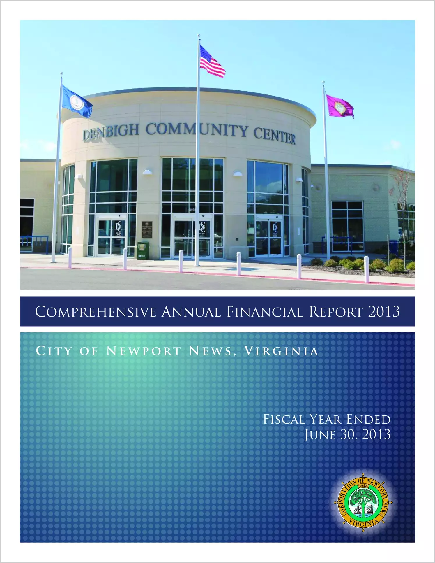 2013 Annual Financial Report for City of Newport News