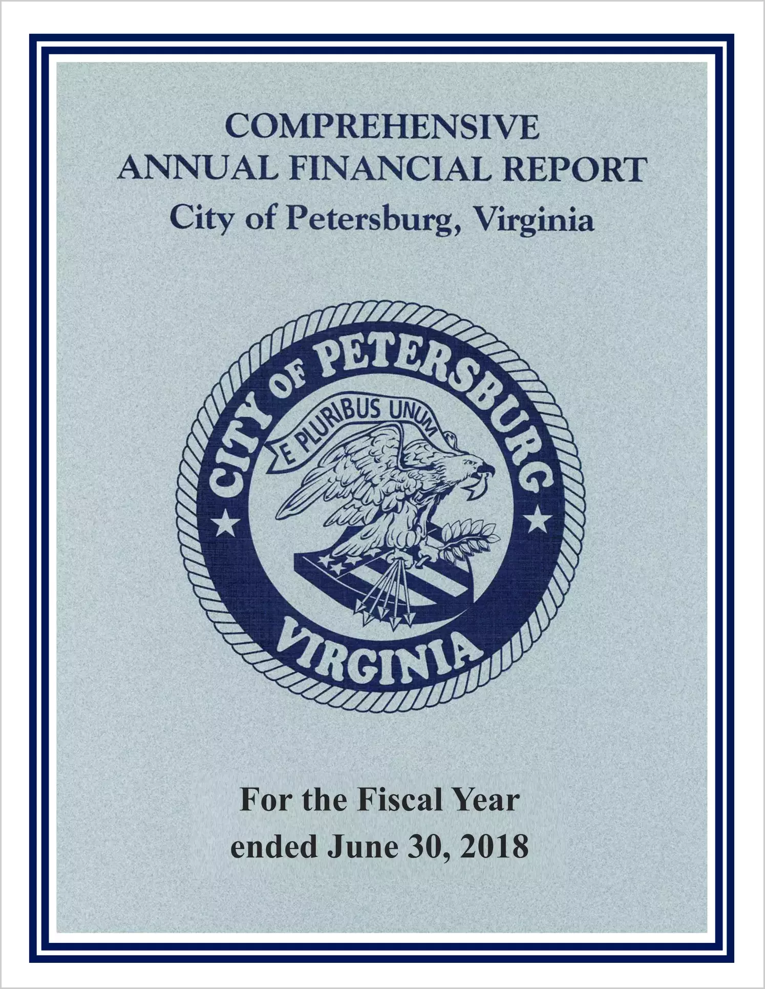 2018 Annual Financial Report for City of Petersburg
