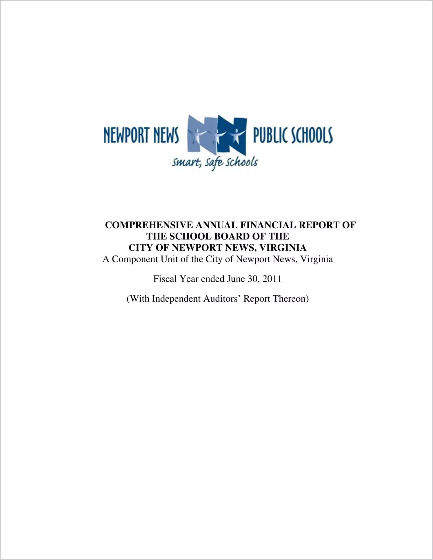 2011 Public Schools Annual Financial Report for City of Newport News