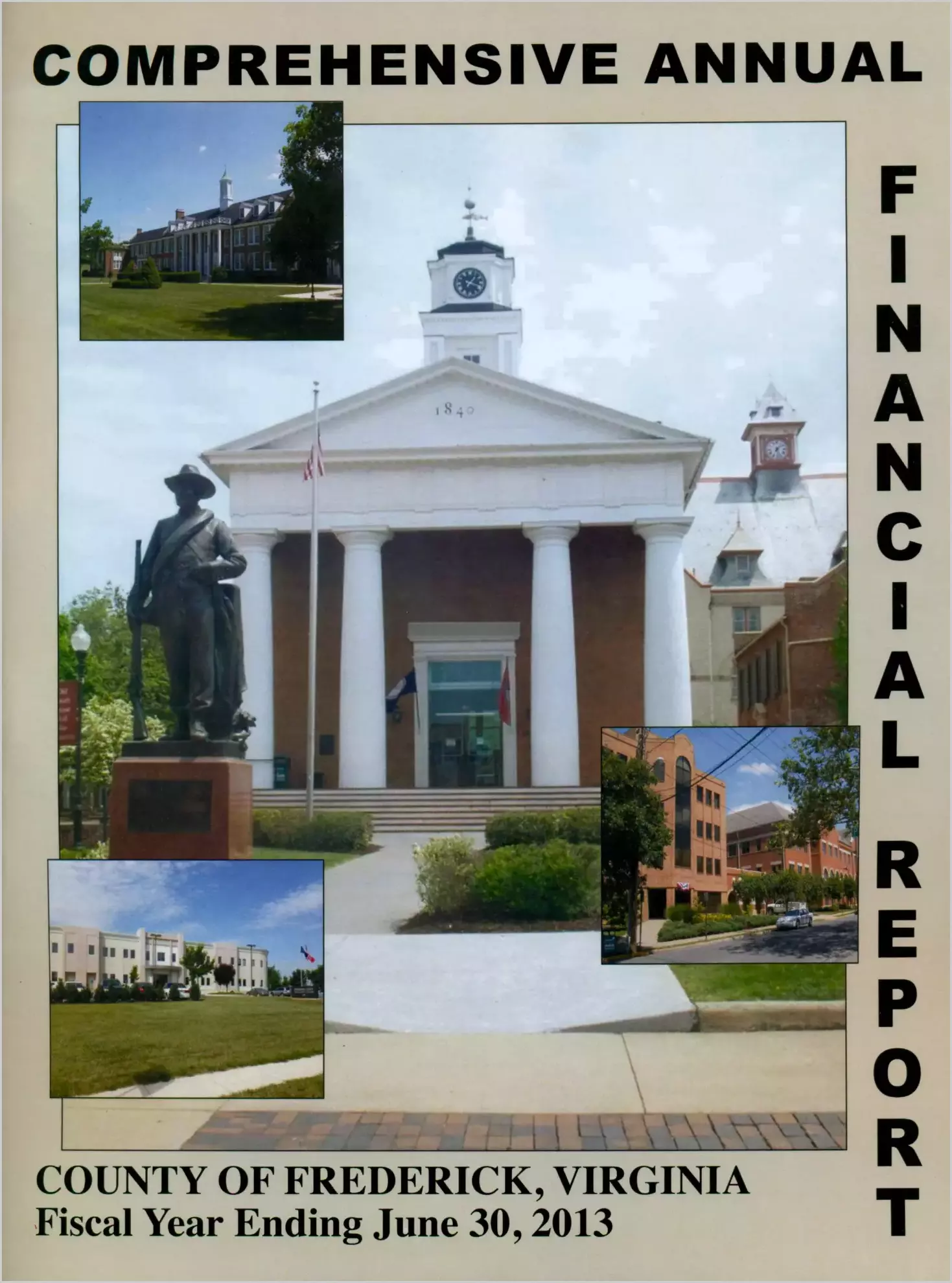 2013 Annual Financial Report for County of Frederick