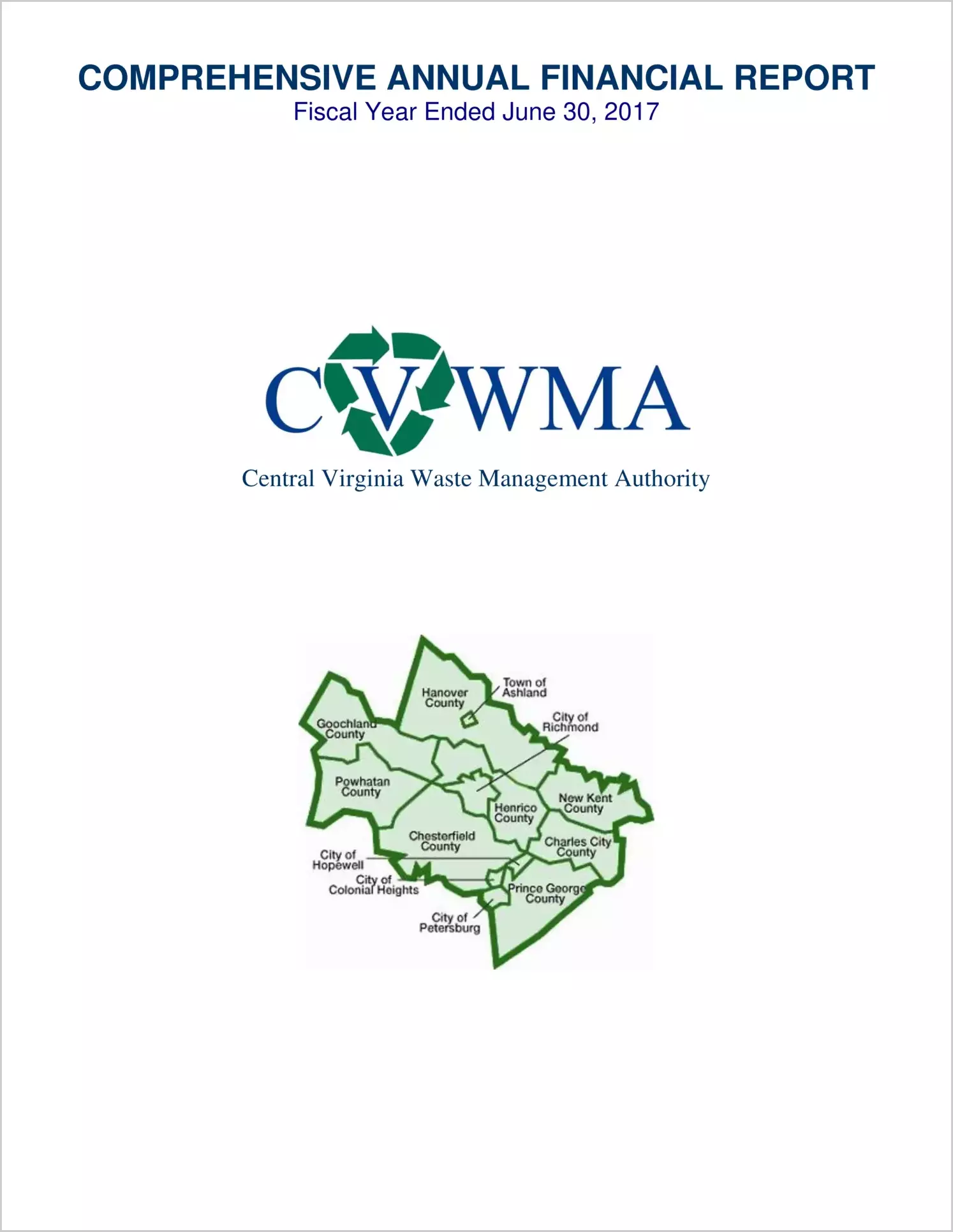 2017 ABC/Other Annual Financial Report  for Central Virginia Waste Management Authority
