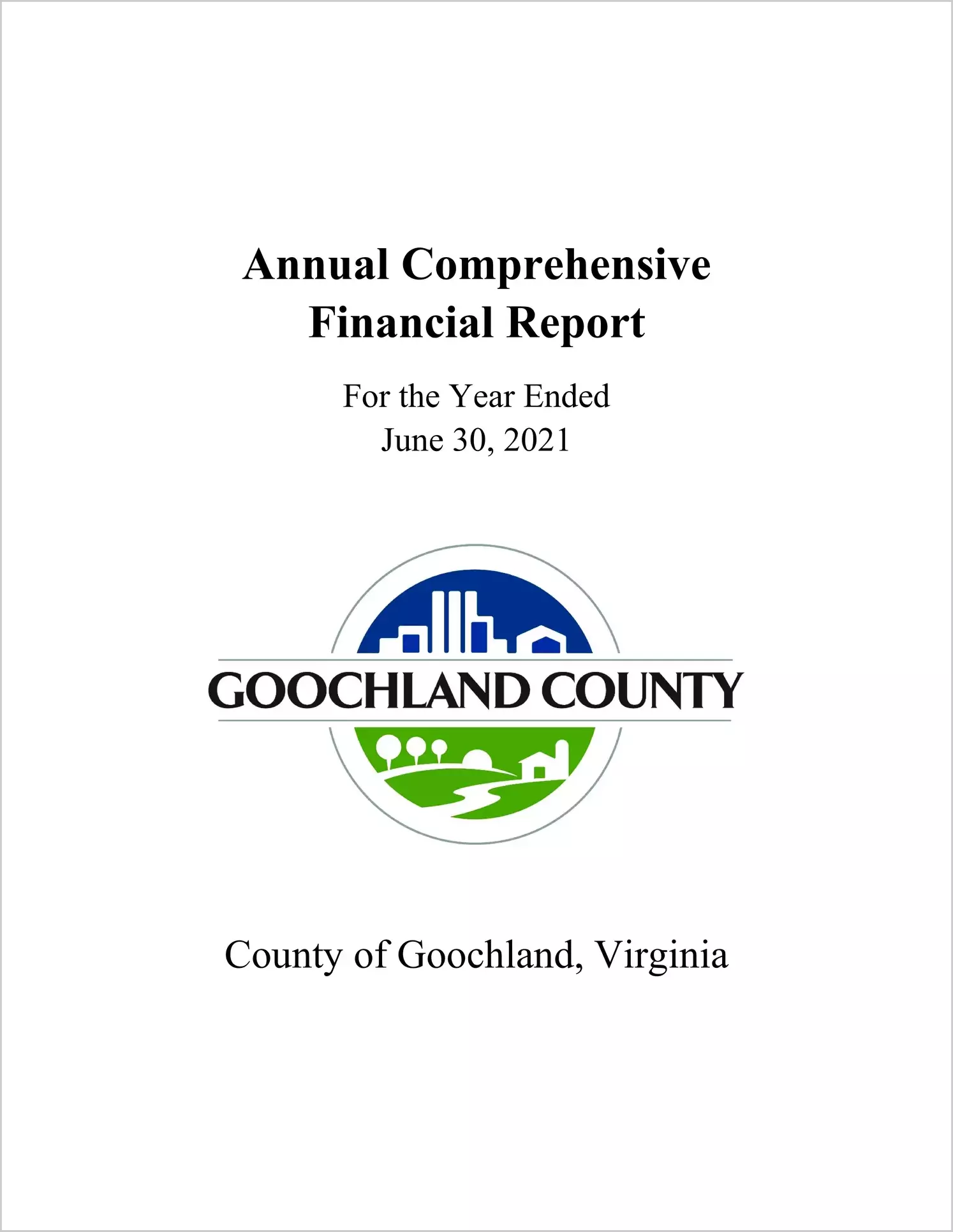2021 Annual Financial Report for County of Goochland