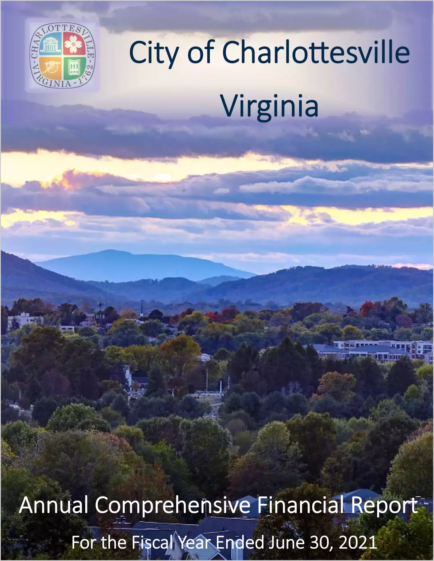 2021 Annual Financial Report for City of Charlottesville