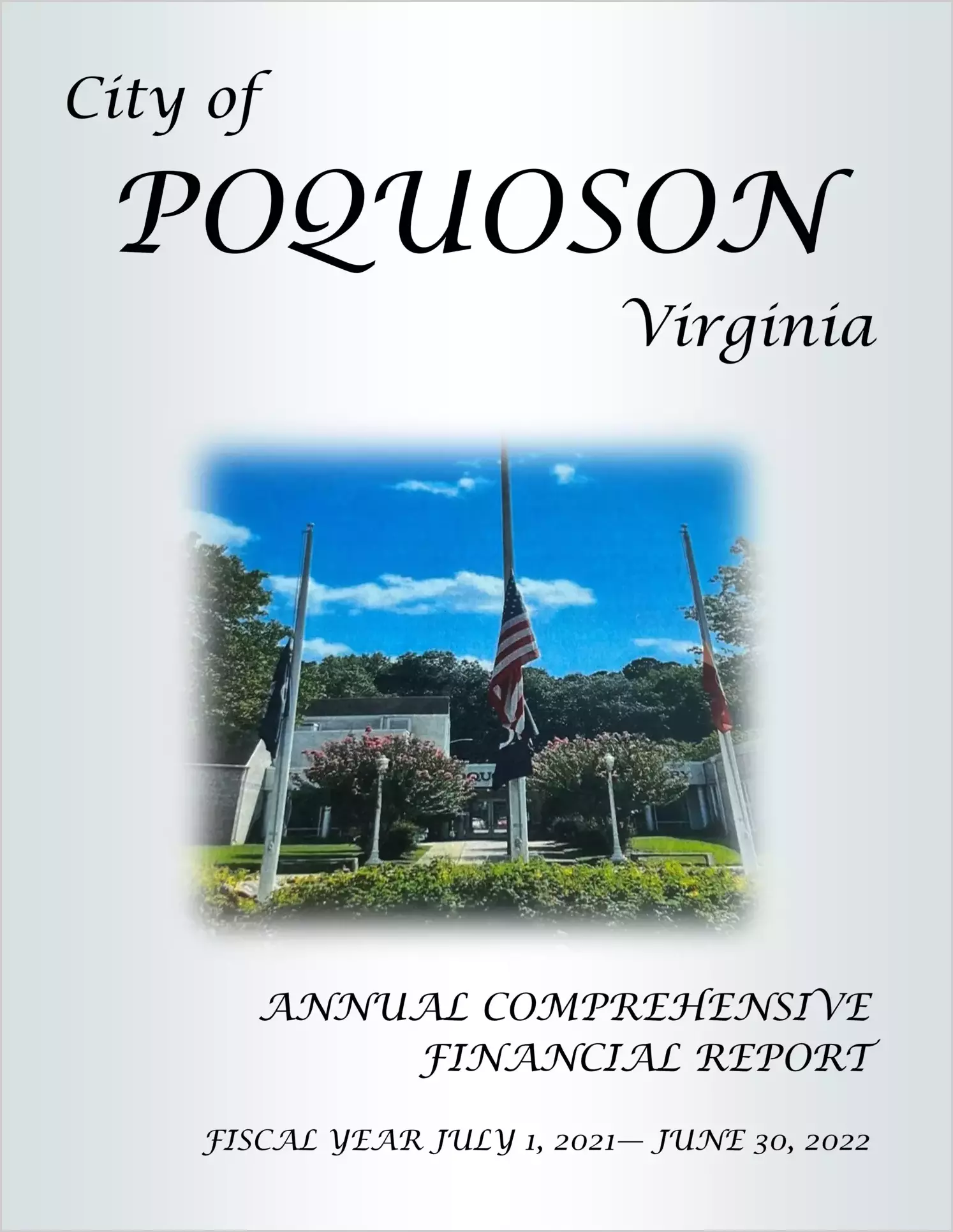 2022 Annual Financial Report for City of Poquoson